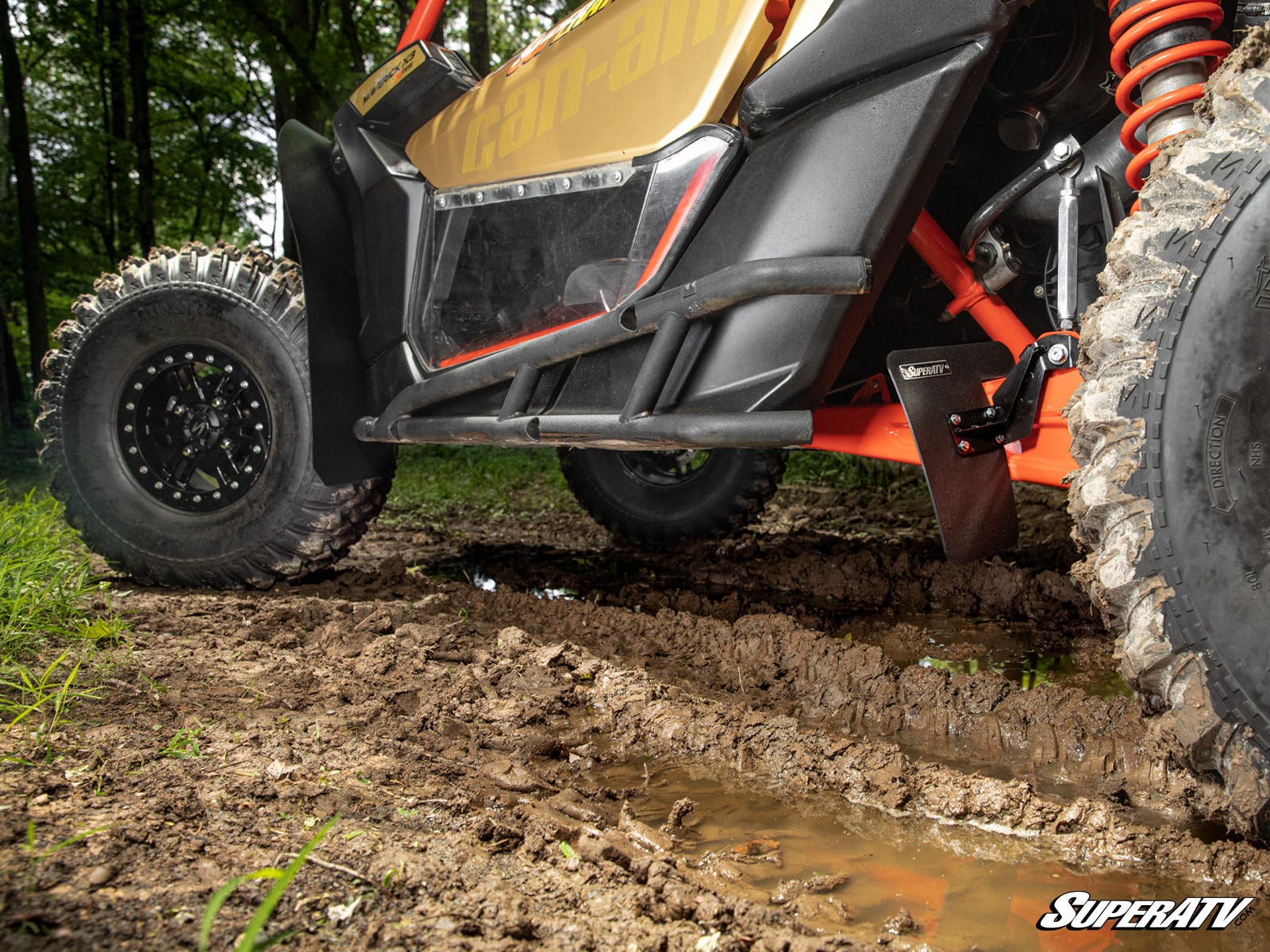 Photo of SuperATV Can-Am Maverick X3 Mud Flaps by SuperATV - Premium Mud Flaps for UTVs / Side by Sides