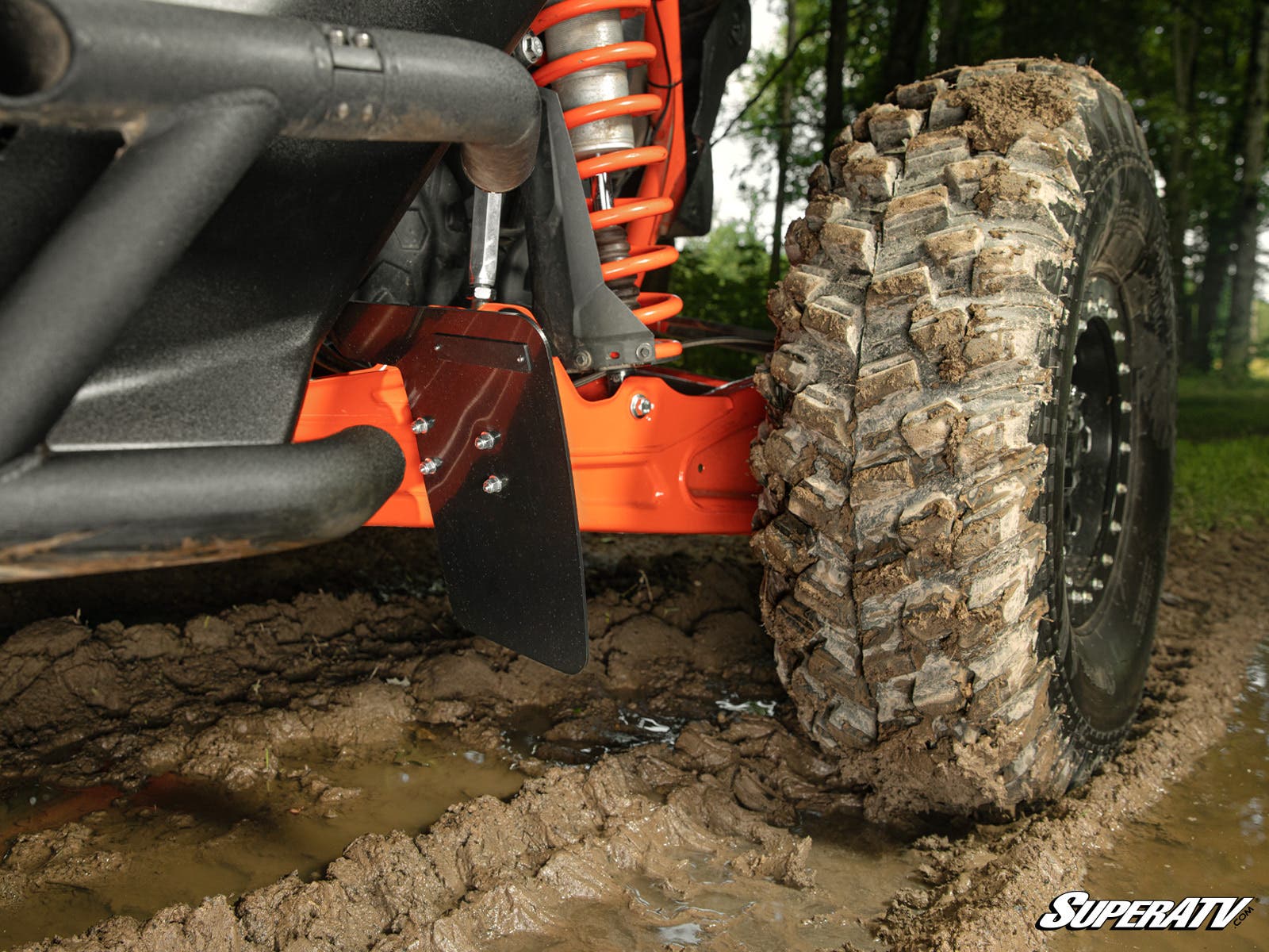 Photo of SuperATV Can-Am Maverick X3 Mud Flaps by SuperATV - Premium Mud Flaps for UTVs / Side by Sides