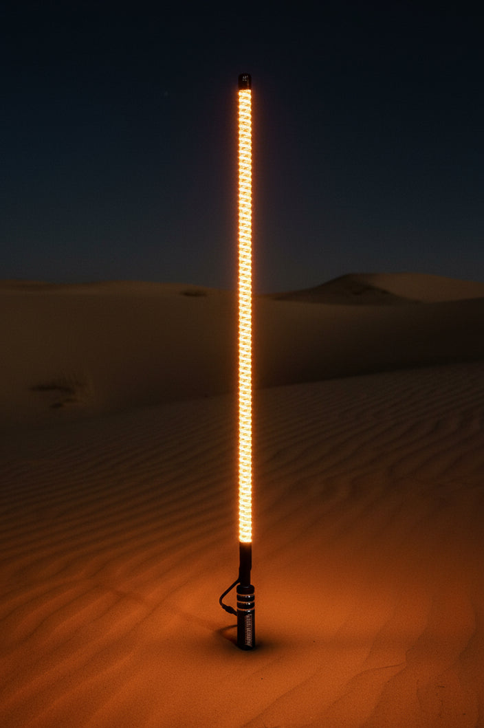 Photo of V2 Black Out LED Whip: The Ultimate Stealth Single by Marshin Whips - Premium for UTVs / Side by Sides