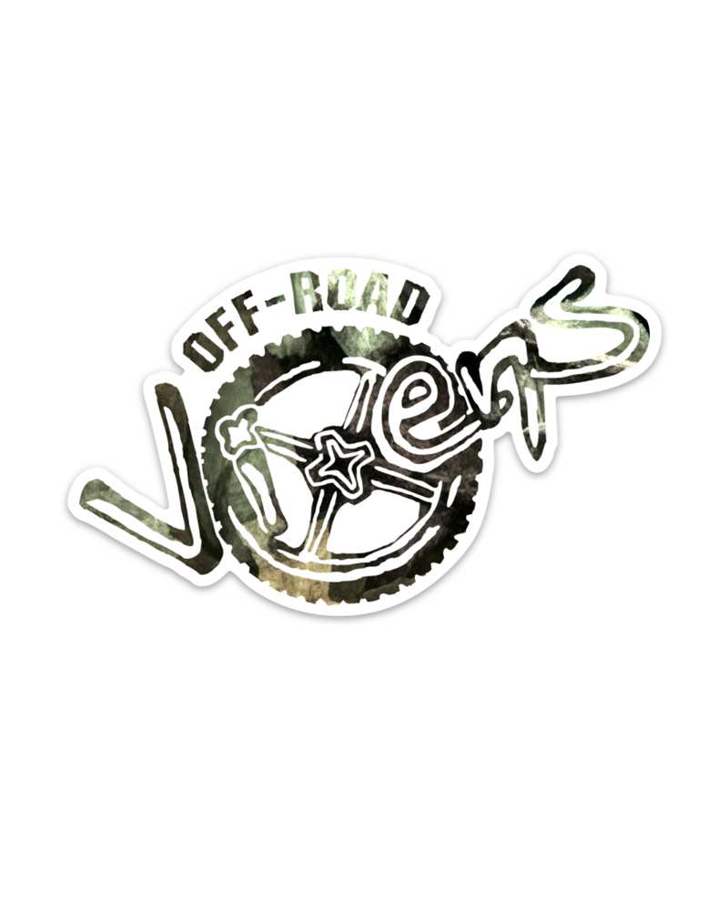 Photo of Camo Logo Printed Decal 5" x 3" by OFF-ROAD VIXENS CLOTHING CO. - Premium Apparel & Accessories for UTVs / Side by Sides