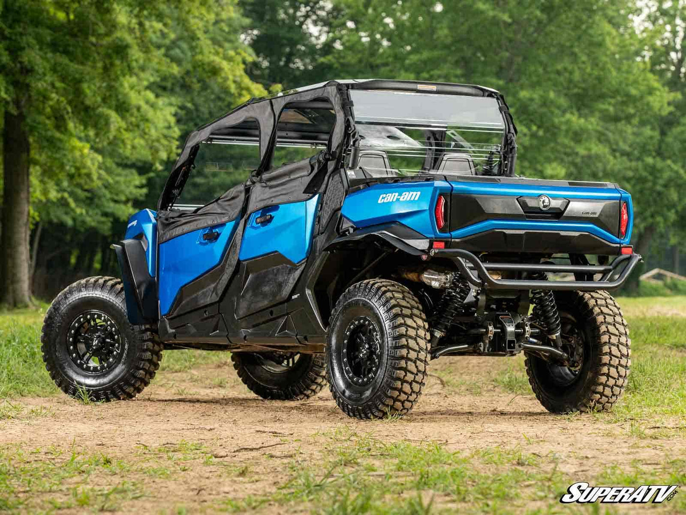 Photo of SuperATV Can-Am Maverick Trail Rear Windshield by SuperATV - Premium Windshields for UTVs / Side by Sides