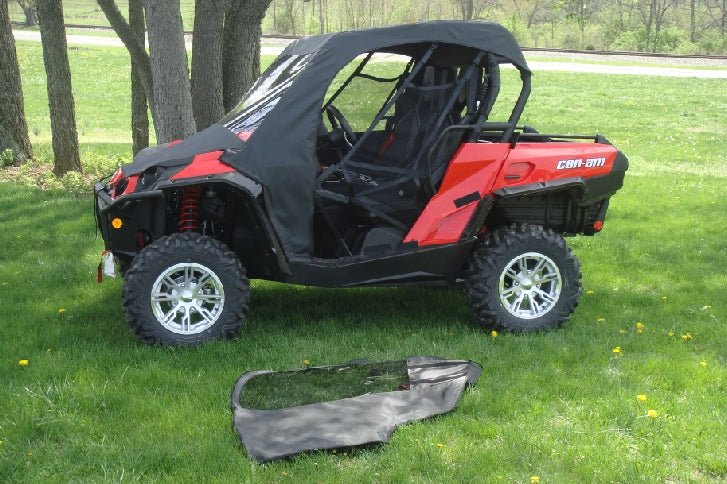 Photo of Can-Am Commander - Full Cab Enclosure with Vinyl Windshield by 3 Star UTV - Premium Enclosures for UTVs / Side by Sides