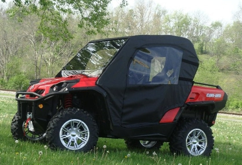 Photo of Can-Am Commander - Full Cab Enclosure for Hard Windshield by 3 Star UTV - Premium Enclosures for UTVs / Side by Sides