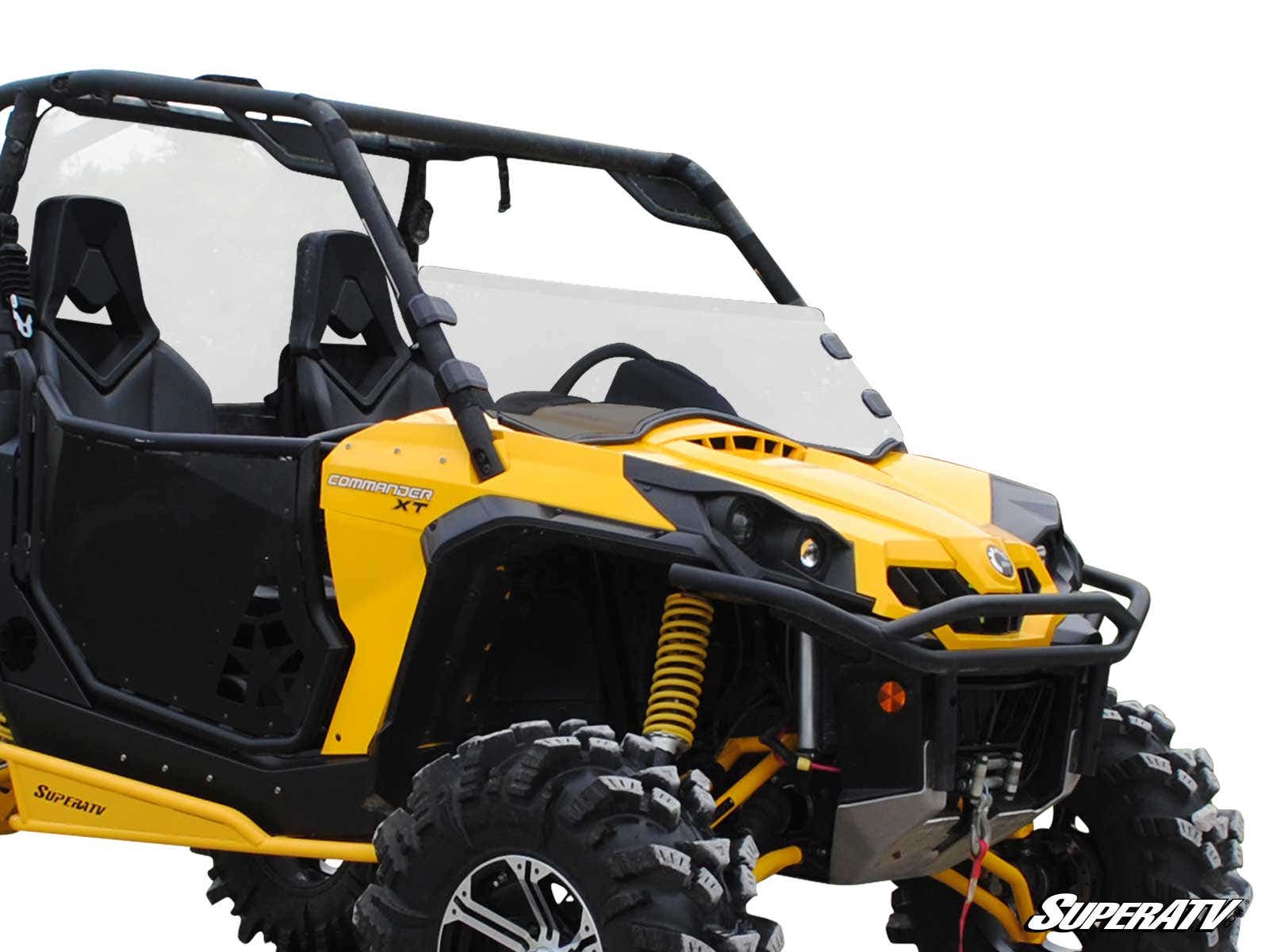 Photo of SuperATV Can-Am Commander Half Windshield by SuperATV - Premium Windshields for UTVs / Side by Sides