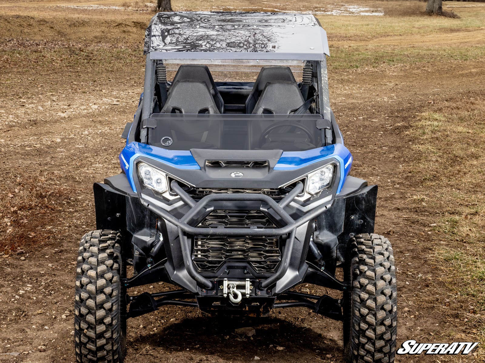 Can-Am Commander Half Windshield - dark tint