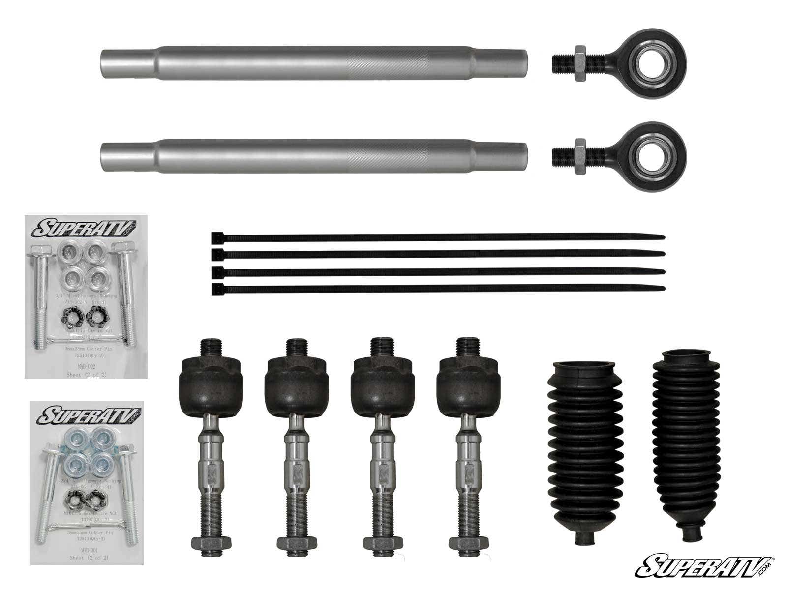 Photo of SuperATV Can-Am Commander Heavy Duty Tie Rod Kit by SuperATV - Premium Tie Rods for UTVs / Side by Sides