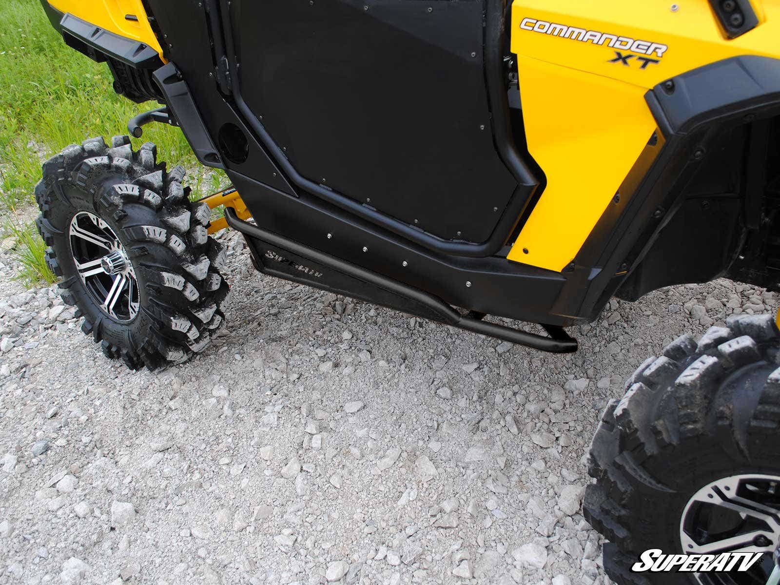 Photo of SuperATV Can-Am Commander Rock Slider Nerf Bars by SuperATV - Premium Nerf Bars for UTVs / Side by Sides