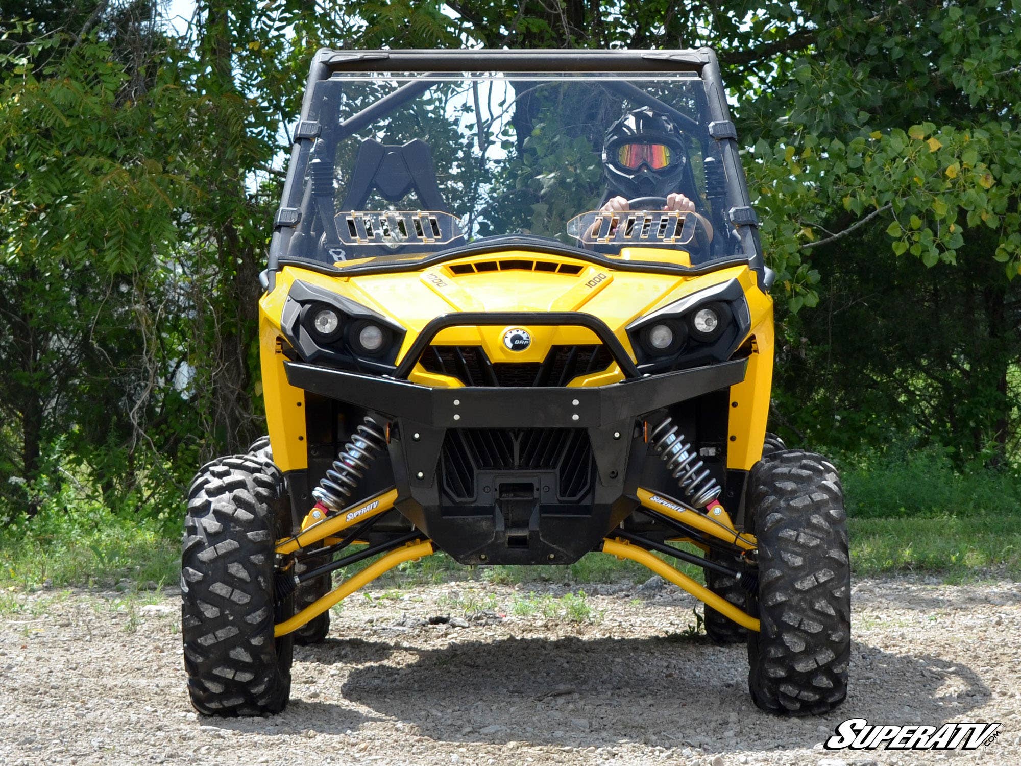 Photo of SuperATV Can-Am Commander Vented Full Windshield by SuperATV - Premium Windshields for UTVs / Side by Sides