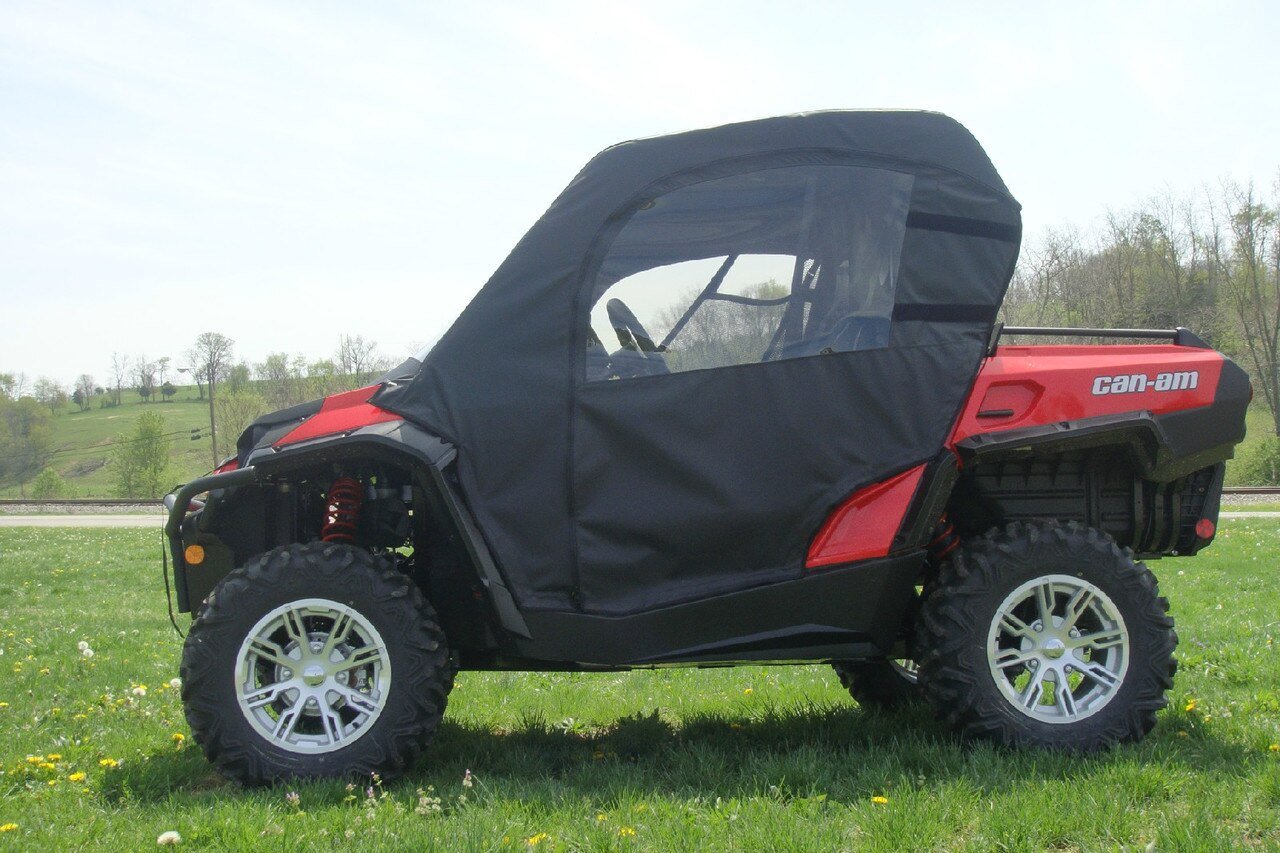 Photo of Can-Am Commander - Soft Doors by 3 Star UTV - Premium Enclosures for UTVs / Side by Sides
