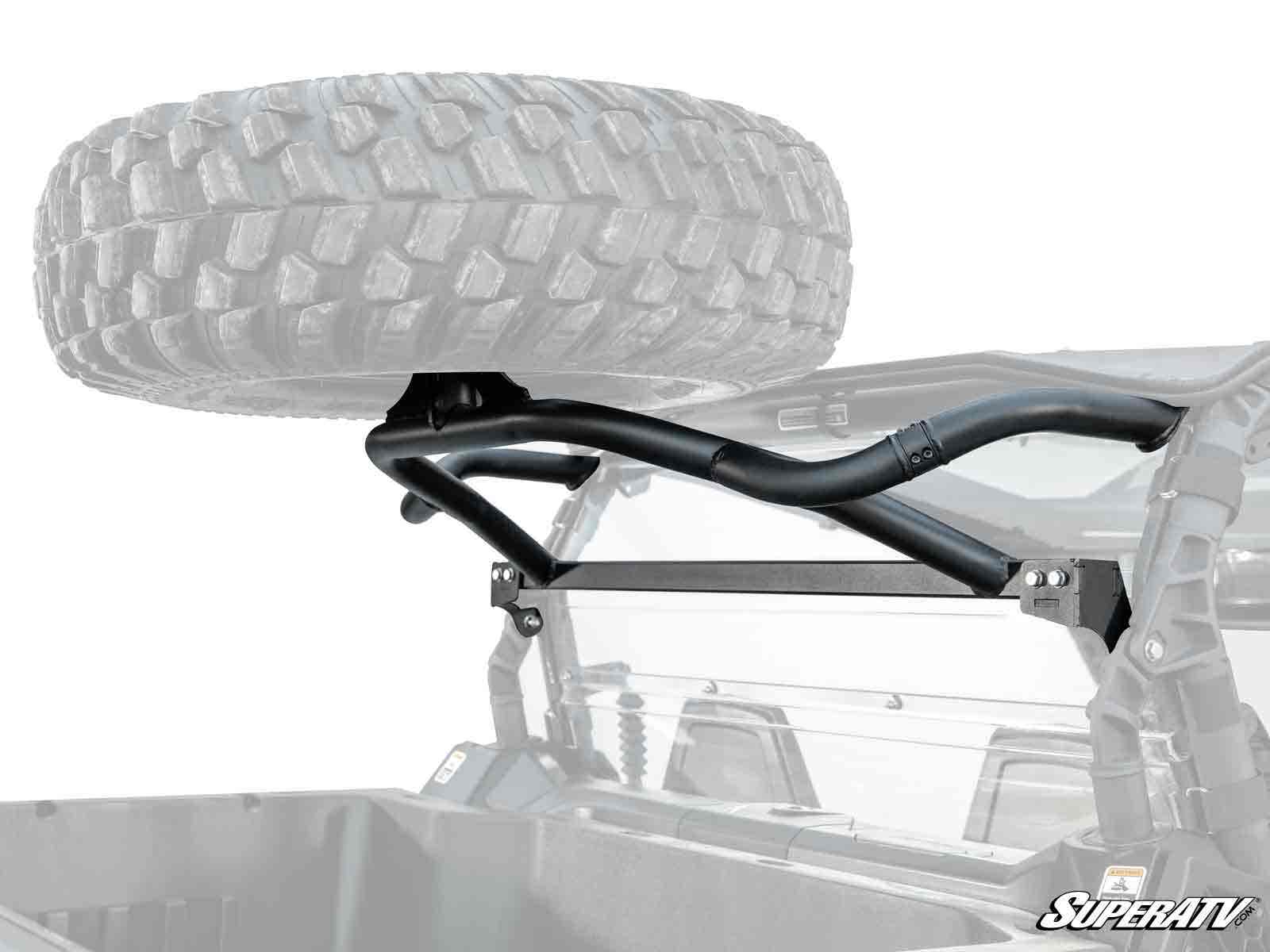 Photo of SuperATV Can-Am Commander Spare Tire Carrier by SuperATV - Premium Spare Tire Mounts for UTVs / Side by Sides