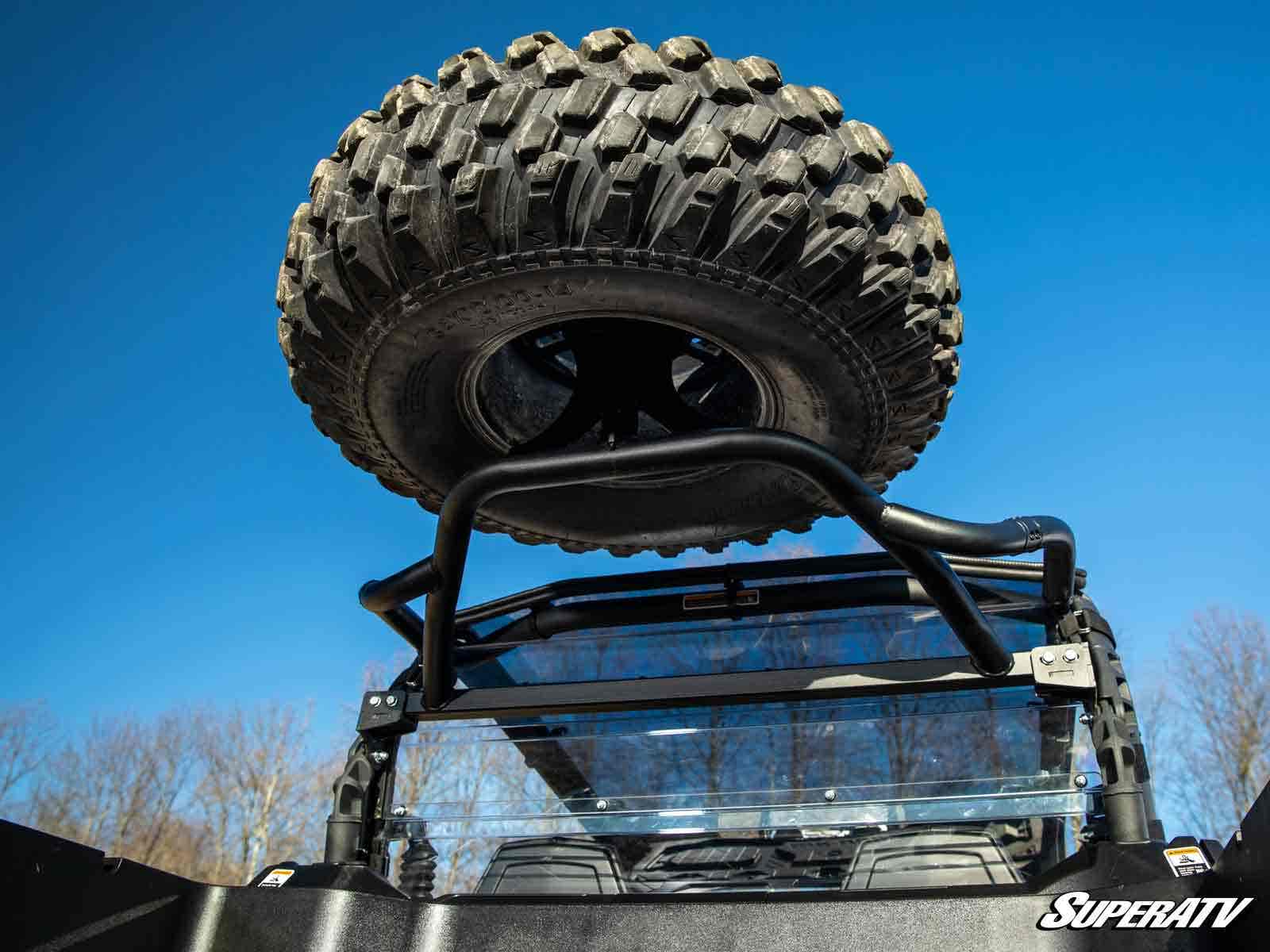 Photo of SuperATV Can-Am Commander Spare Tire Carrier by SuperATV - Premium Spare Tire Mounts for UTVs / Side by Sides