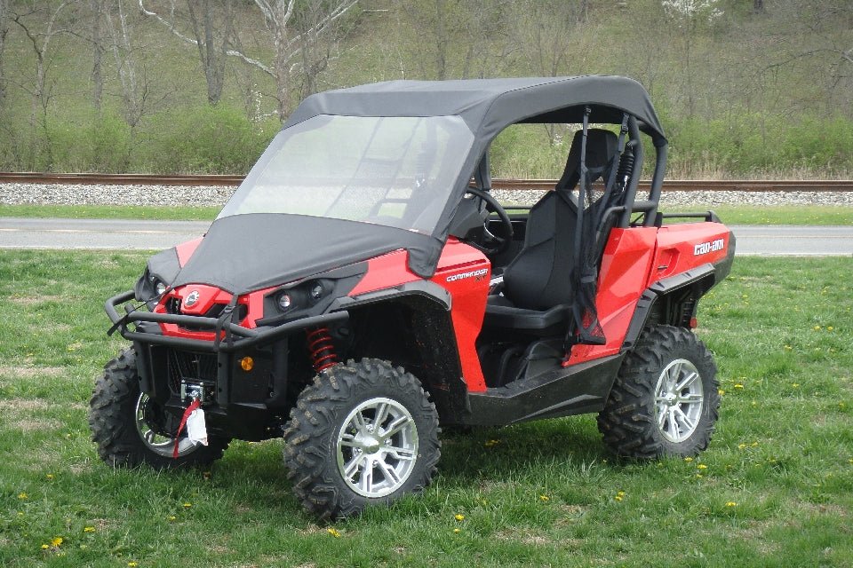 Photo of Can-Am Commander - Vinyl Windshield/Top Combo by 3 Star UTV - Premium Enclosures for UTVs / Side by Sides