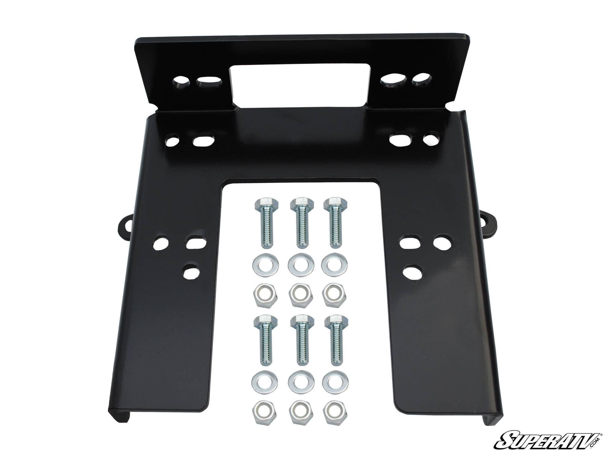 Photo of SuperATV Can-Am Commander 800/1000 Winch Mounting Plate by SuperATV - Premium Winches & Winch Mounts for UTVs / Side by Sides