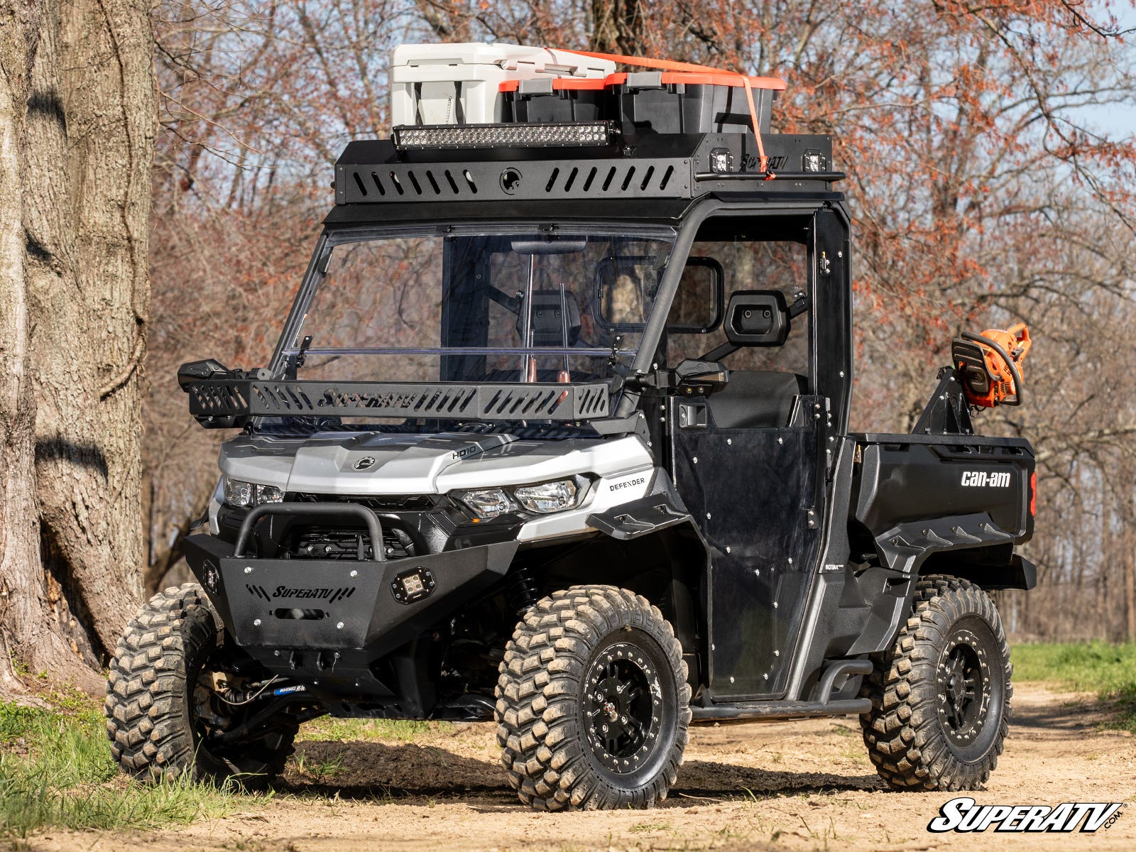 Photo of SuperATV Can-Am Defender Outfitter Roof Rack by SuperATV - Premium Storage for UTVs / Side by Sides