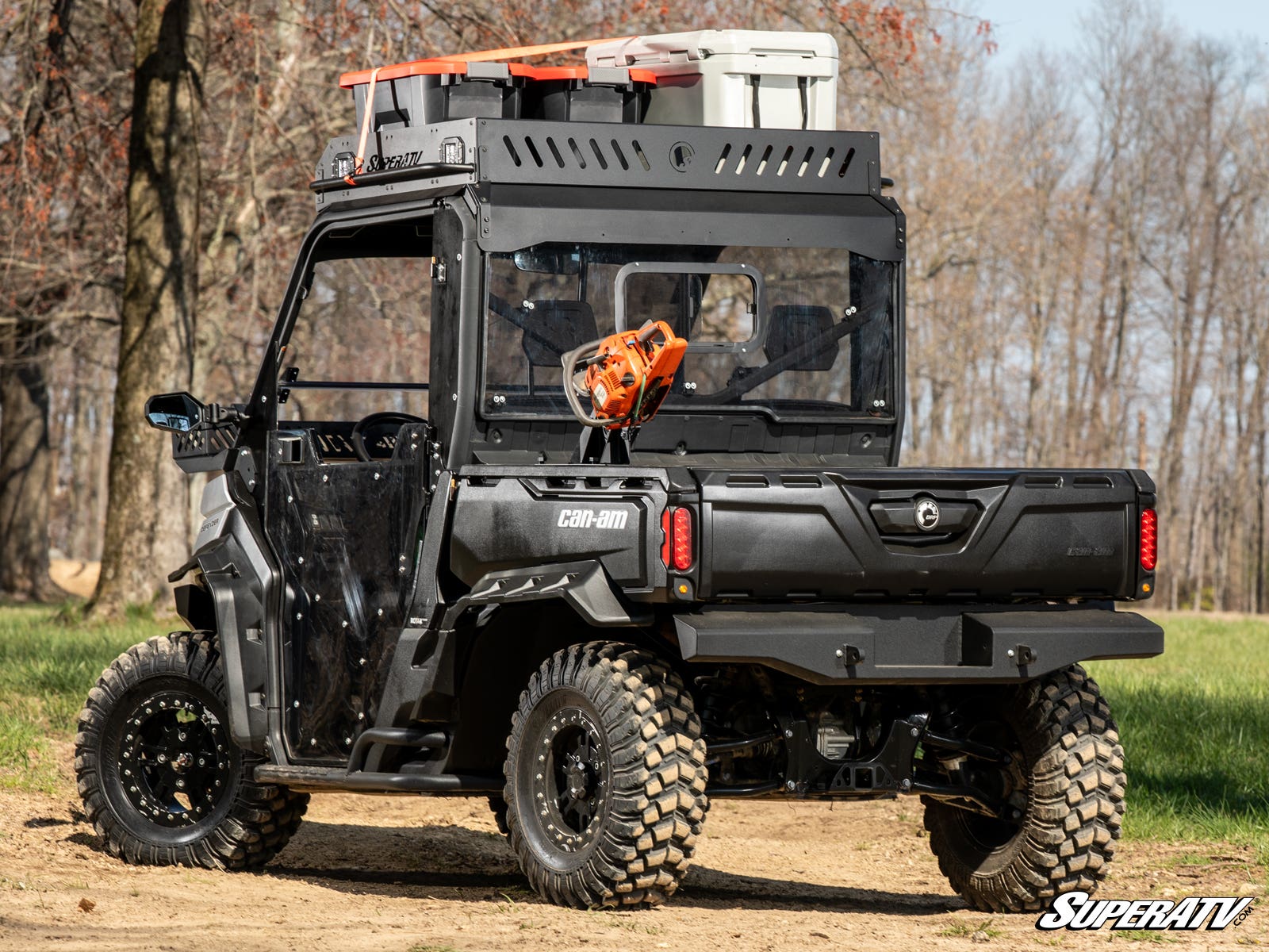 Photo of SuperATV Can-Am Defender Outfitter Roof Rack by SuperATV - Premium Storage for UTVs / Side by Sides