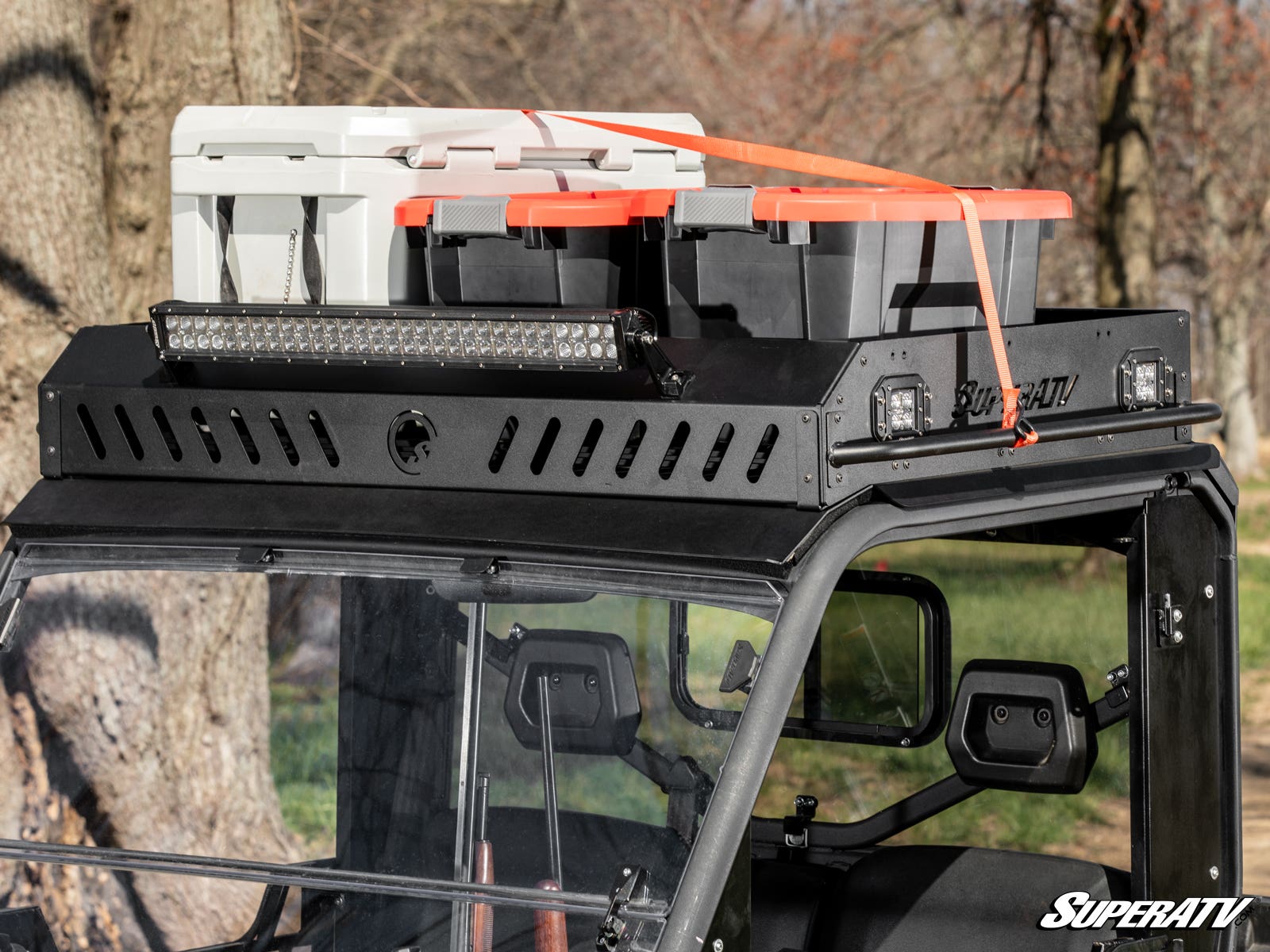 Photo of SuperATV Can-Am Defender Outfitter Roof Rack by SuperATV - Premium Storage for UTVs / Side by Sides