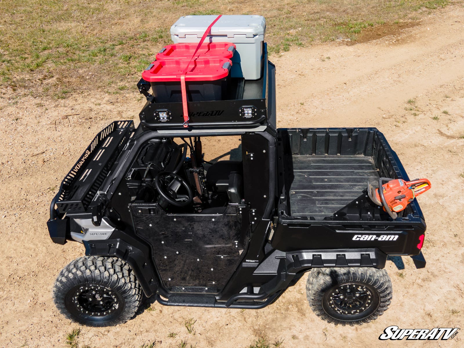 Photo of SuperATV Can-Am Defender Outfitter Roof Rack by SuperATV - Premium Storage for UTVs / Side by Sides