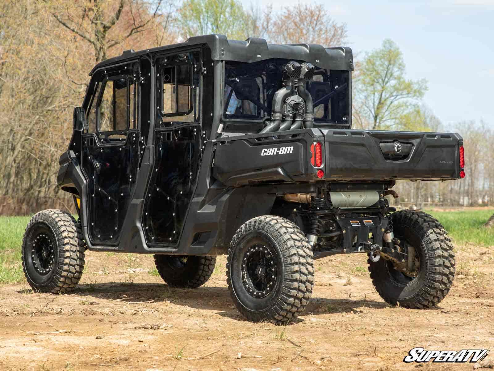 Photo of SuperATV Can-Am Defender MAX Convertible Cab Enclosure Doors by SuperATV - Premium Cab Enclosures for UTVs / Side by Sides