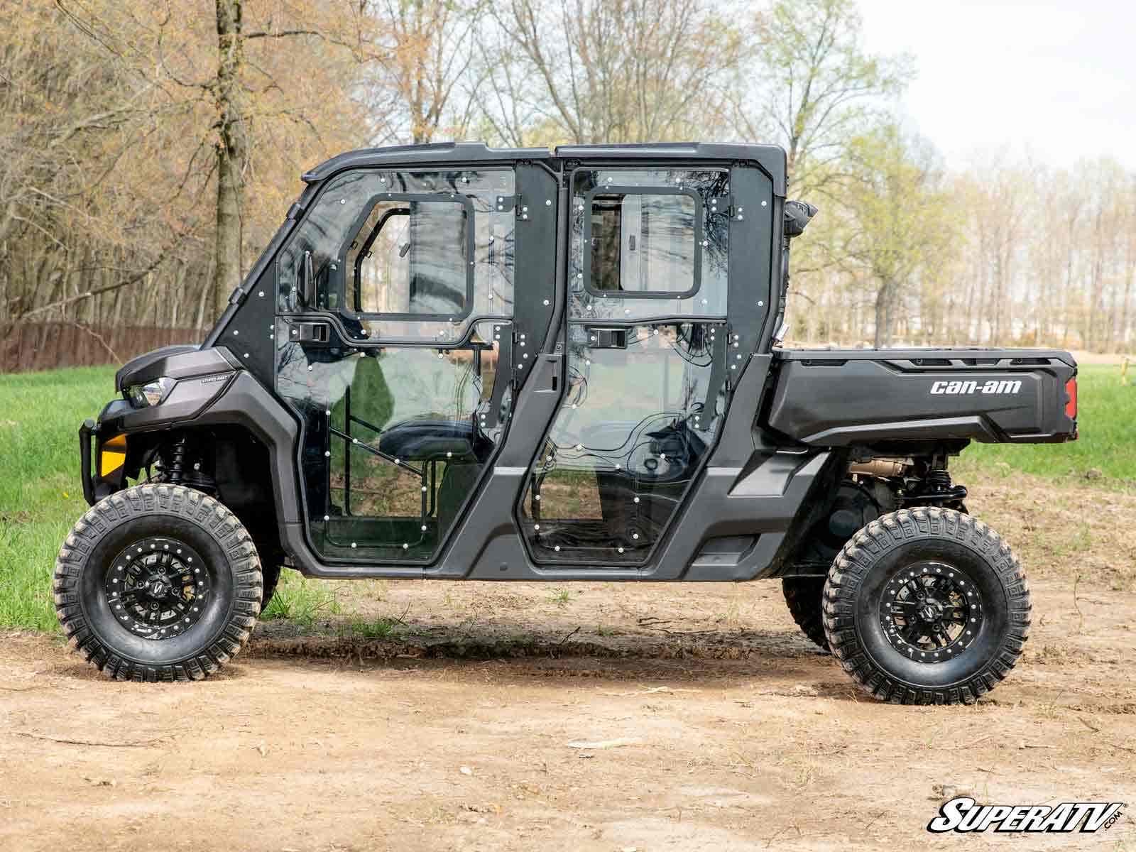 Photo of SuperATV Can-Am Defender MAX Convertible Cab Enclosure Doors by SuperATV - Premium Cab Enclosures for UTVs / Side by Sides