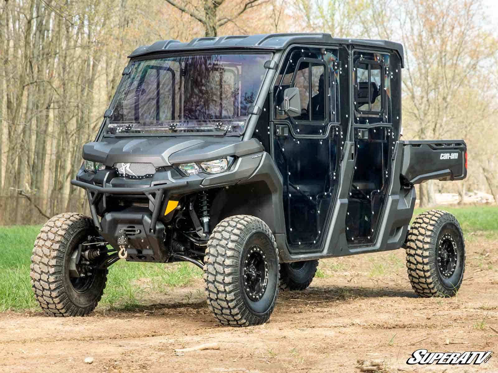 Photo of SuperATV Can-Am Defender MAX Convertible Cab Enclosure Doors by SuperATV - Premium Cab Enclosures for UTVs / Side by Sides