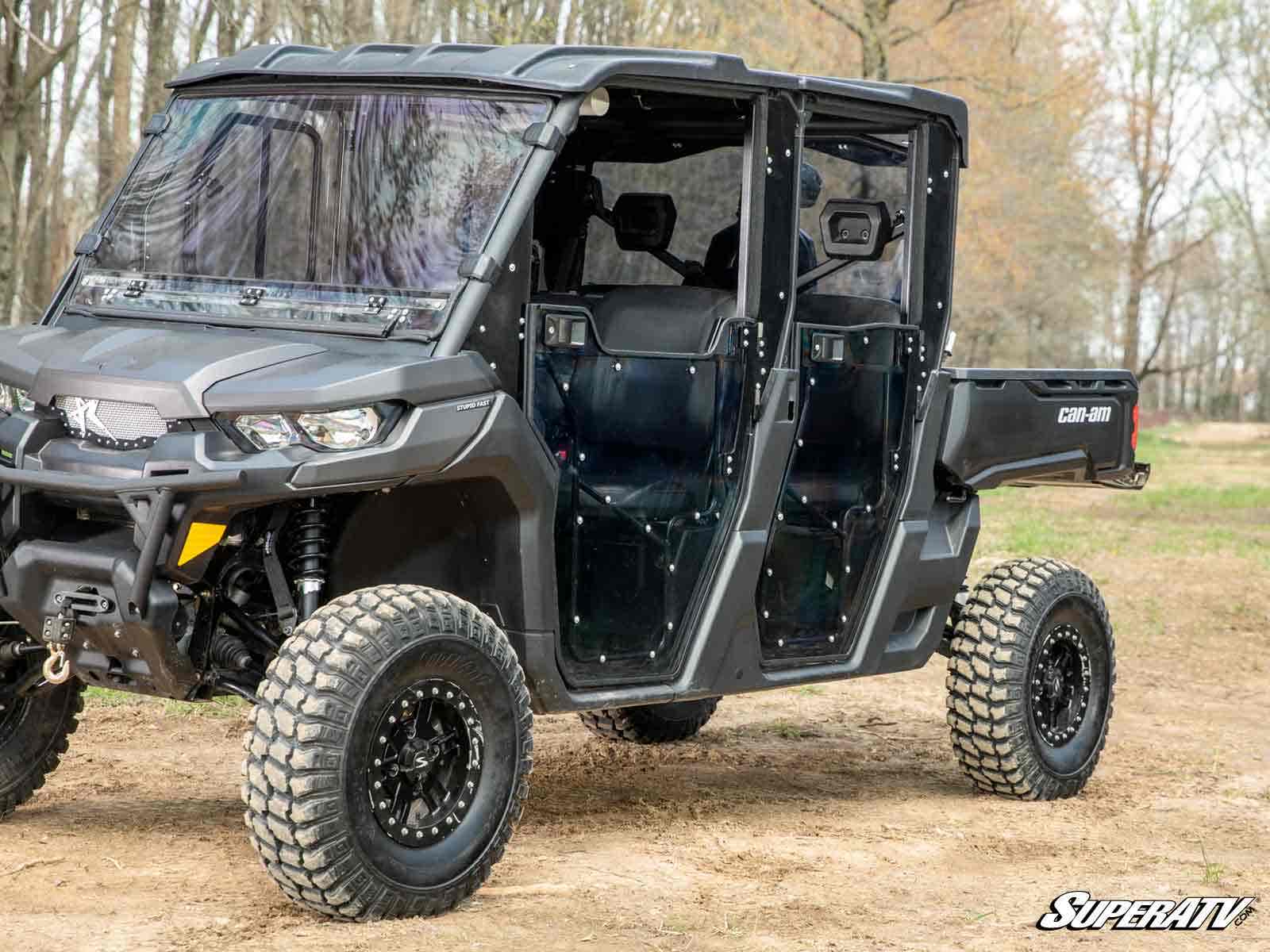 Photo of SuperATV Can-Am Defender MAX Convertible Cab Enclosure Doors by SuperATV - Premium Cab Enclosures for UTVs / Side by Sides