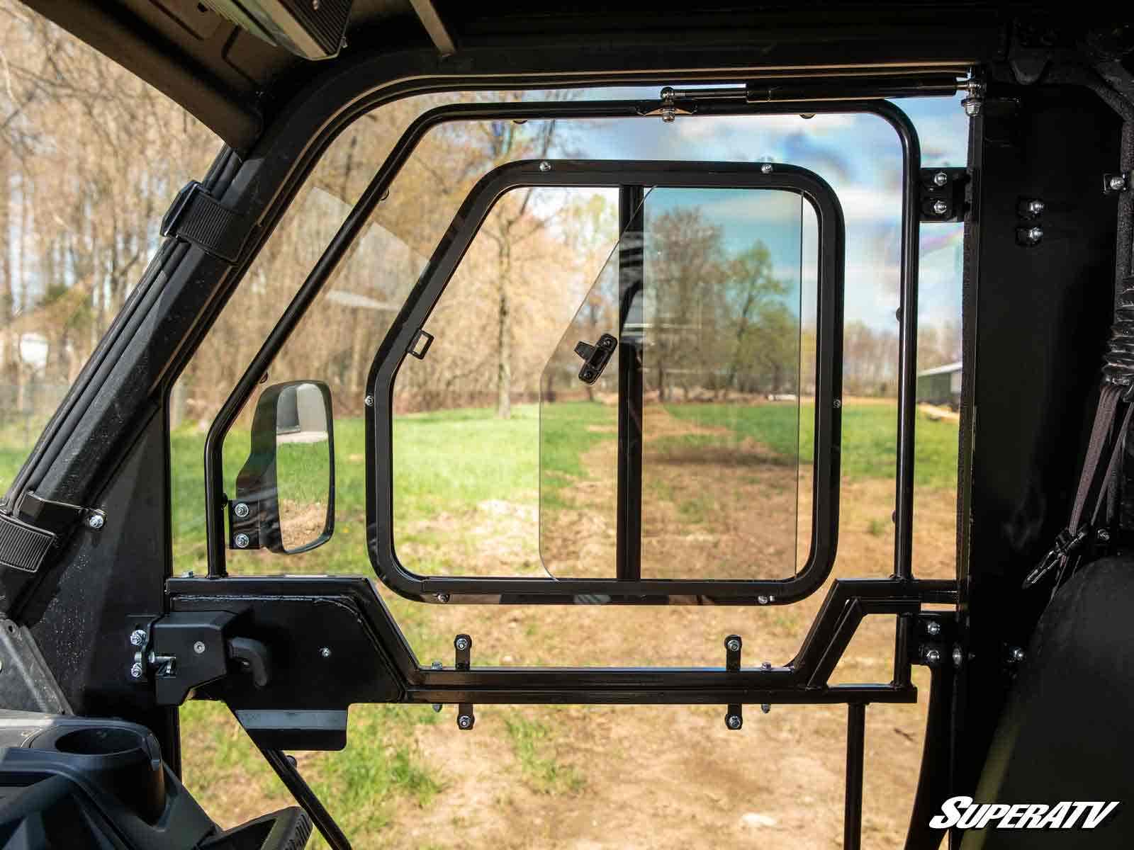 Photo of SuperATV Can-Am Defender MAX Convertible Cab Enclosure Doors by SuperATV - Premium Cab Enclosures for UTVs / Side by Sides