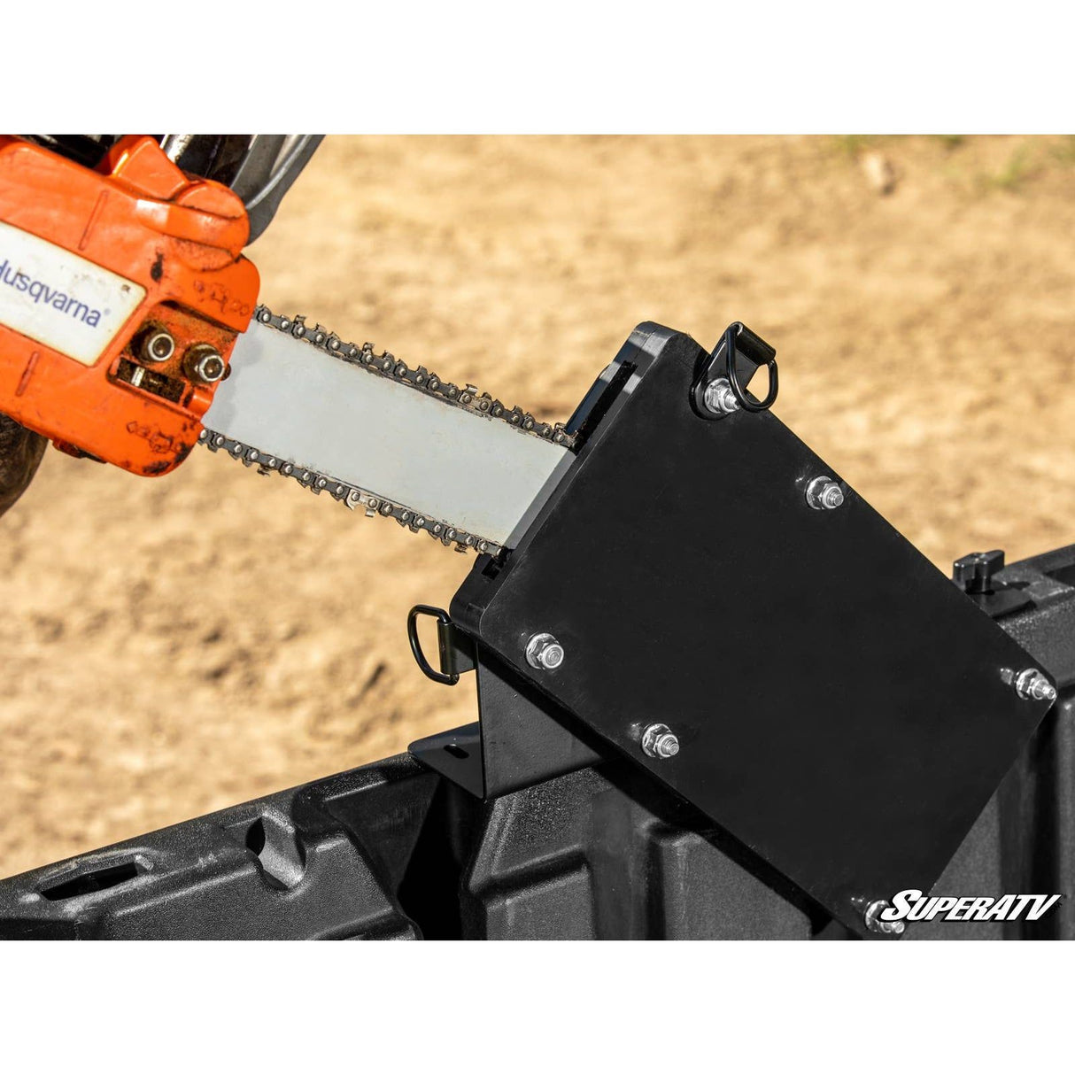 Can Am Defender Chainsaw Mount