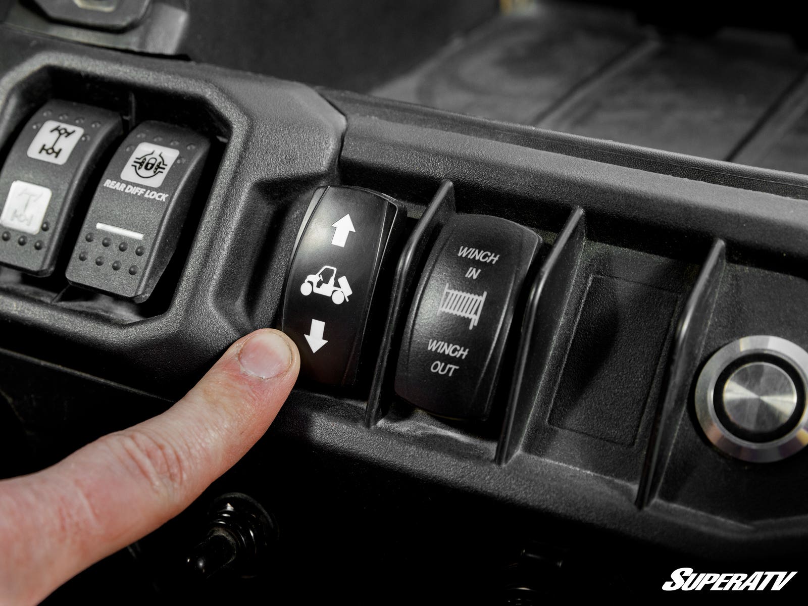 Photo of SuperATV Can-Am Defender Electric Dump Bed Kit by SuperATV - Premium Body for UTVs / Side by Sides