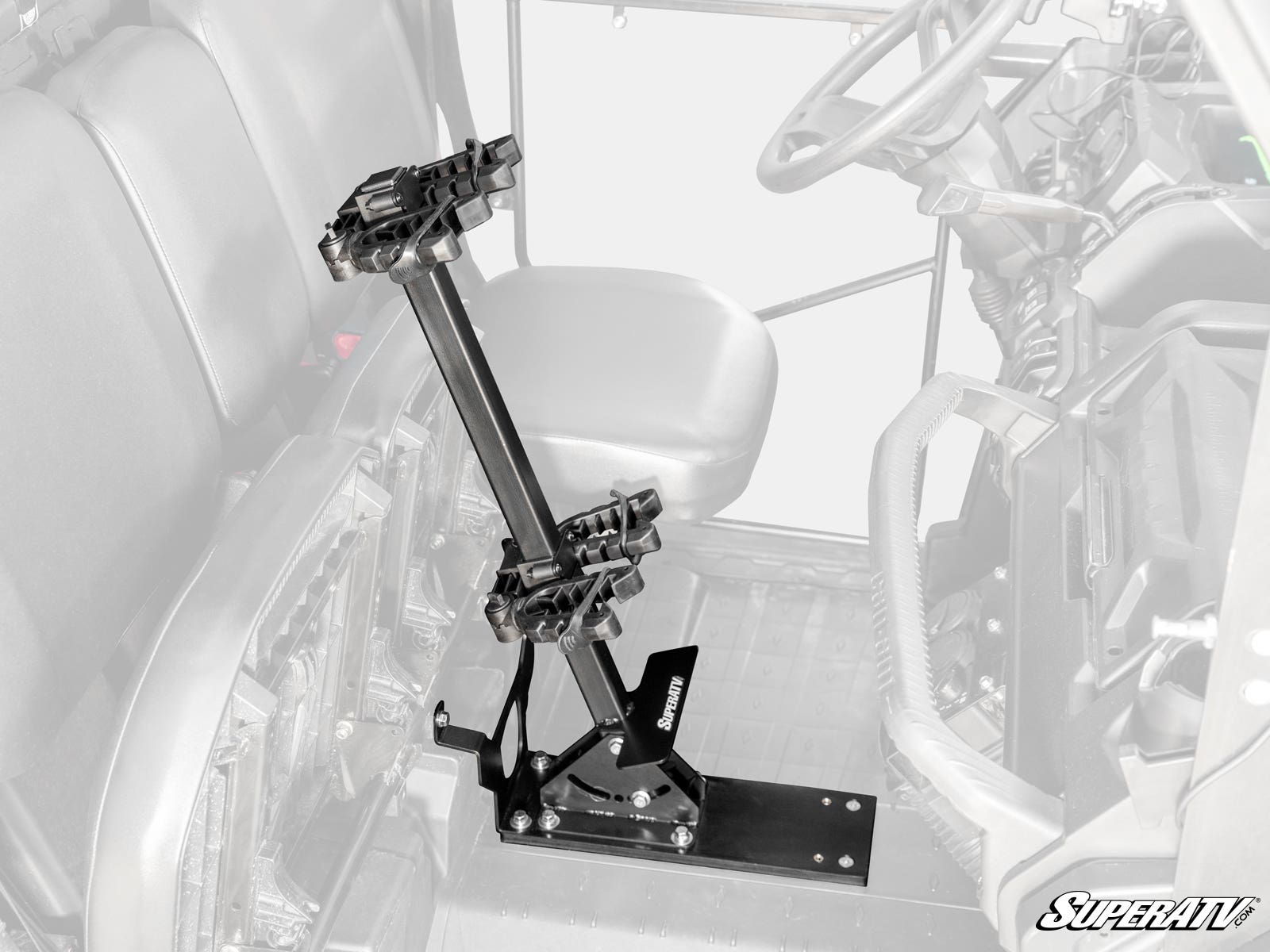 Photo of SuperATV Can-Am Defender Floor-Mounted Gun Holder by SuperATV - Premium Storage for UTVs / Side by Sides