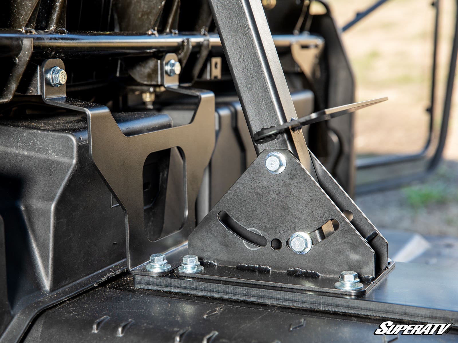 Photo of SuperATV Can-Am Defender Floor-Mounted Gun Holder by SuperATV - Premium Storage for UTVs / Side by Sides