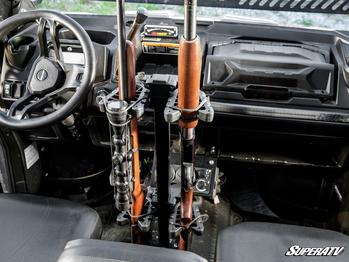 Photo of SuperATV Can-Am Defender Floor-Mounted Gun Holder by SuperATV - Premium Storage for UTVs / Side by Sides