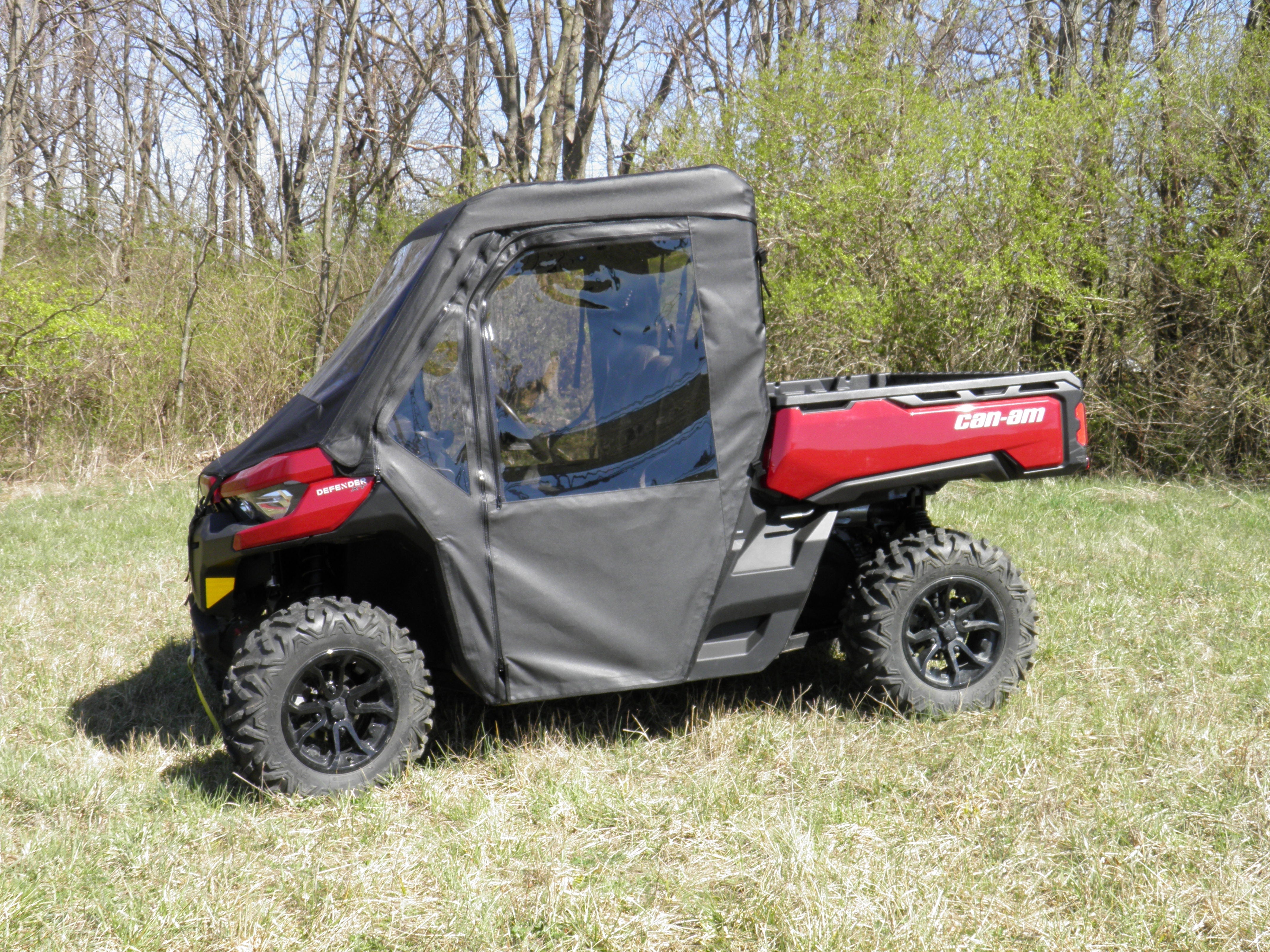 Photo of Can-Am Defender - Full Cab Enclosure with Vinyl Windshield by 3 Star UTV - Premium Enclosures for UTVs / Side by Sides
