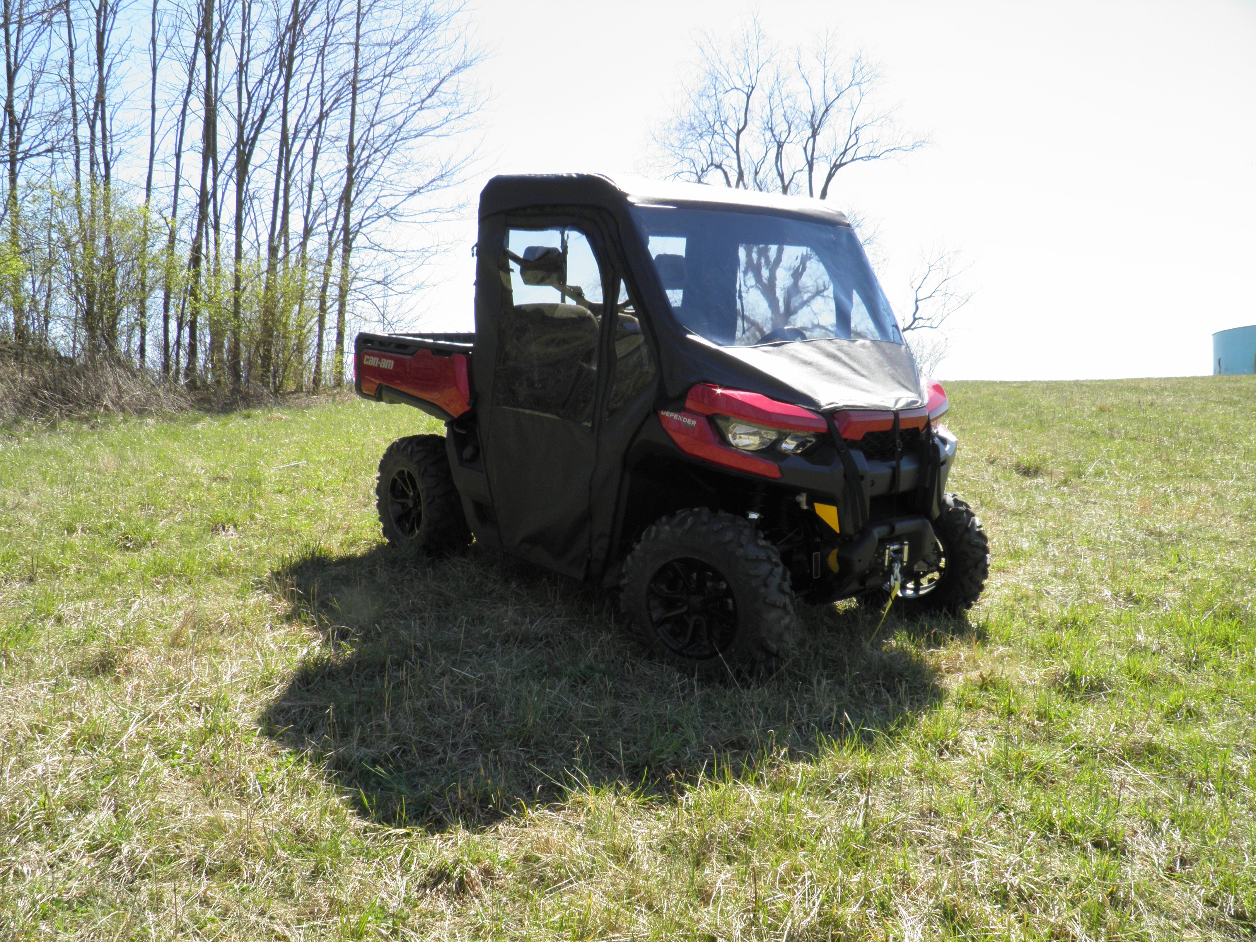 Photo of Can-Am Defender - Full Cab Enclosure with Vinyl Windshield by 3 Star UTV - Premium Enclosures for UTVs / Side by Sides