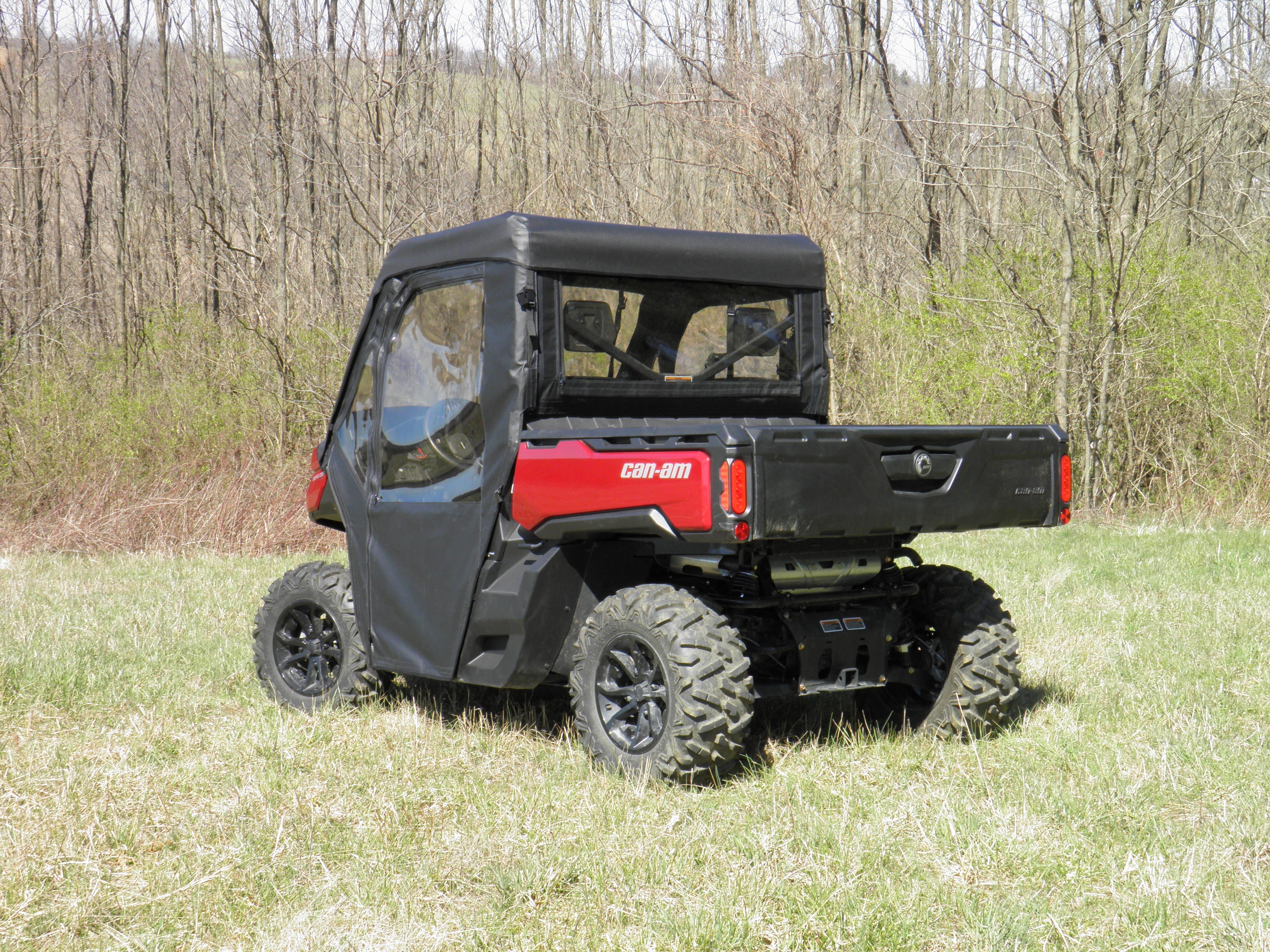Photo of Can-Am Defender - Full Cab Enclosure with Vinyl Windshield by 3 Star UTV - Premium Enclosures for UTVs / Side by Sides