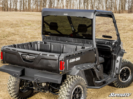 Can-Am Defender Rear Glass Windshield - OEM Roof