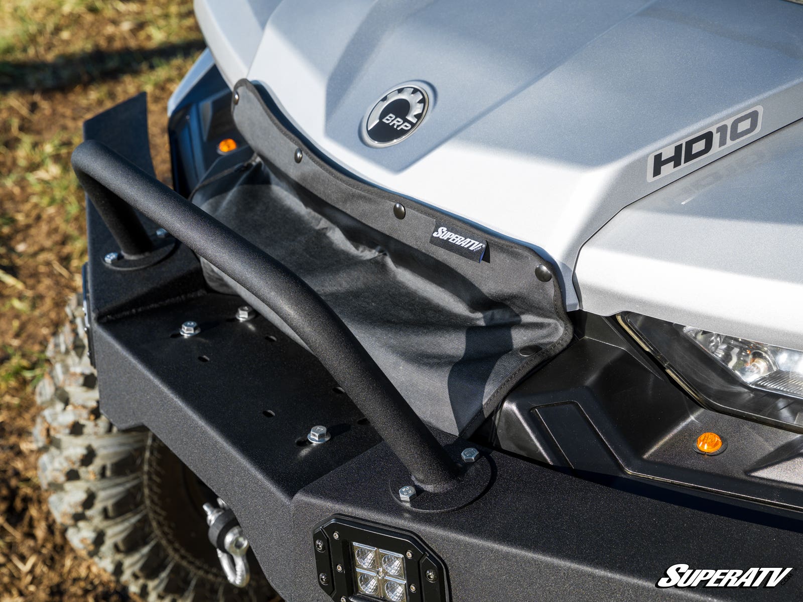 Photo of SuperATV Can-Am Defender Grille Cover by SuperATV - Premium Grilles for UTVs / Side by Sides
