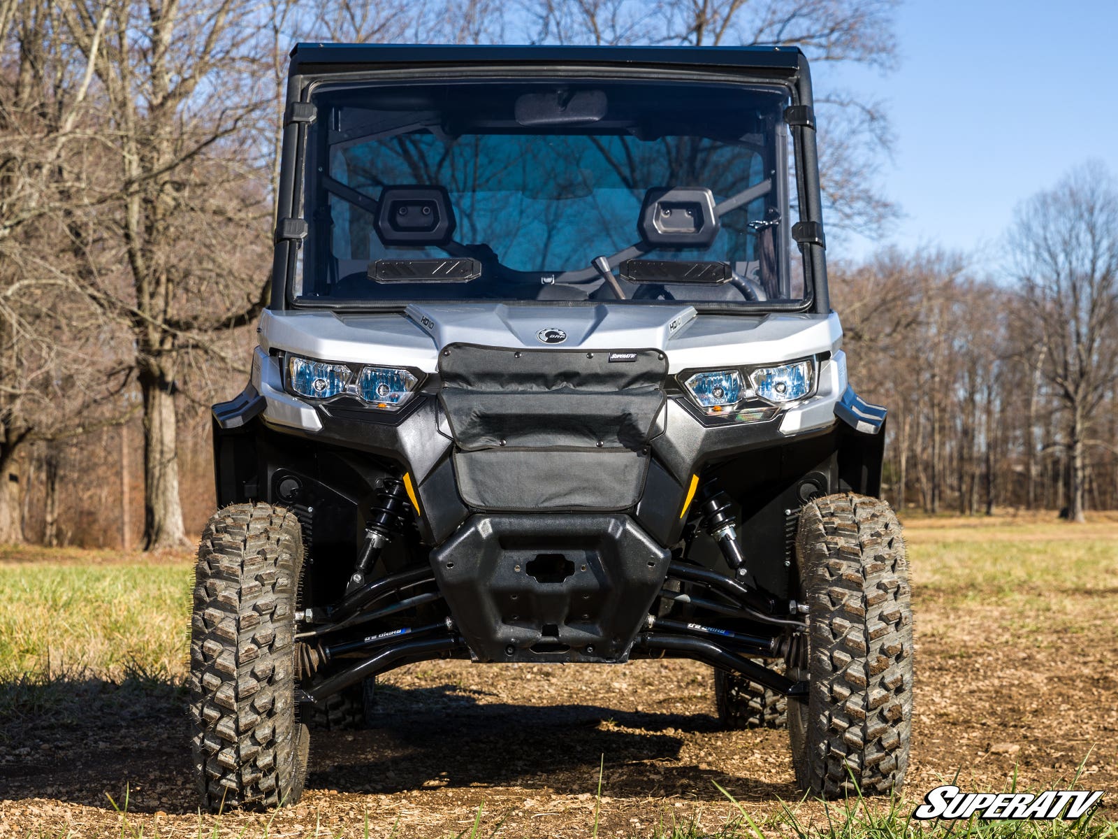 Photo of SuperATV Can-Am Defender Grille Cover by SuperATV - Premium Grilles for UTVs / Side by Sides