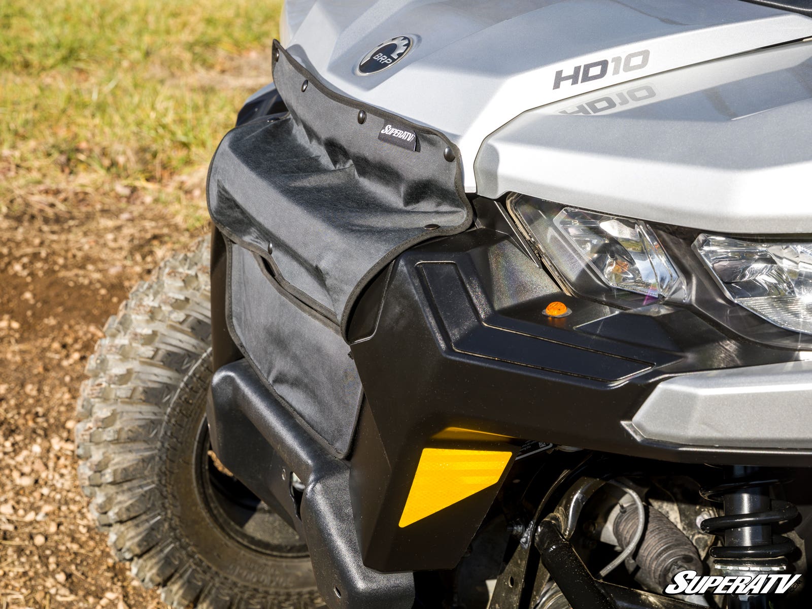 Photo of SuperATV Can-Am Defender Grille Cover by SuperATV - Premium Grilles for UTVs / Side by Sides