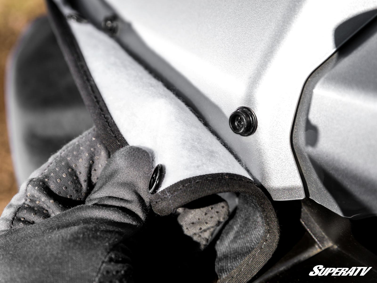 Photo of SuperATV Can-Am Defender Grille Cover by SuperATV - Premium Grilles for UTVs / Side by Sides