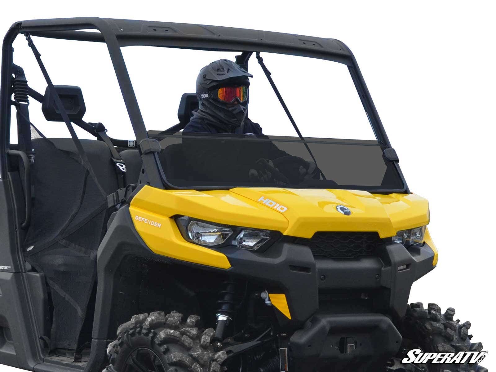 Photo of SuperATV Can-Am Defender Half Windshield by SuperATV - Premium Windshields for UTVs / Side by Sides
