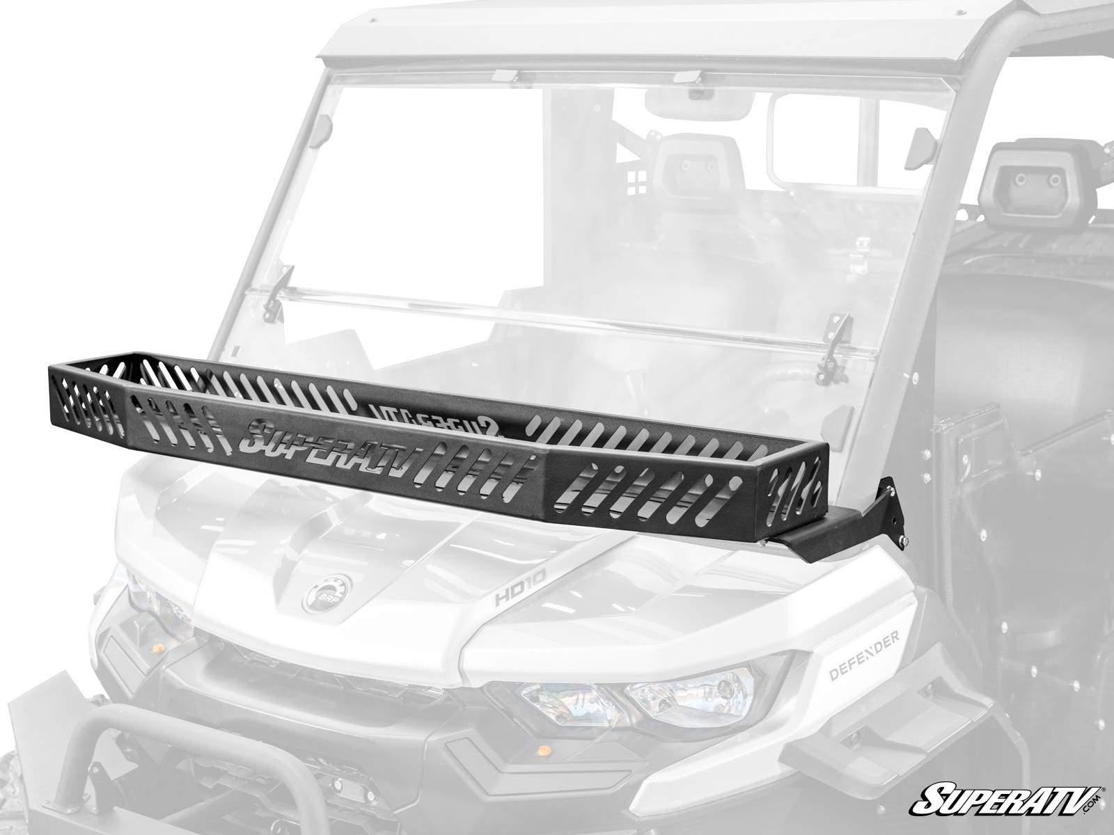 Photo of SuperATV Can-Am Defender Hood Rack Bravo by SuperATV - Premium Storage for UTVs / Side by Sides