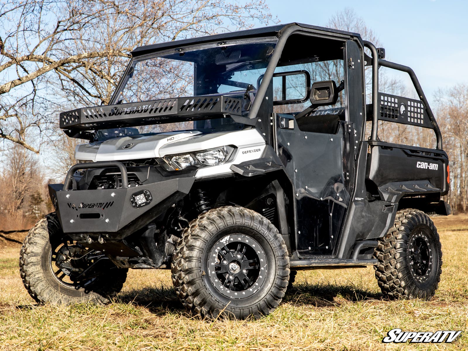 Photo of SuperATV Can-Am Defender Hood Rack Bravo by SuperATV - Premium Storage for UTVs / Side by Sides