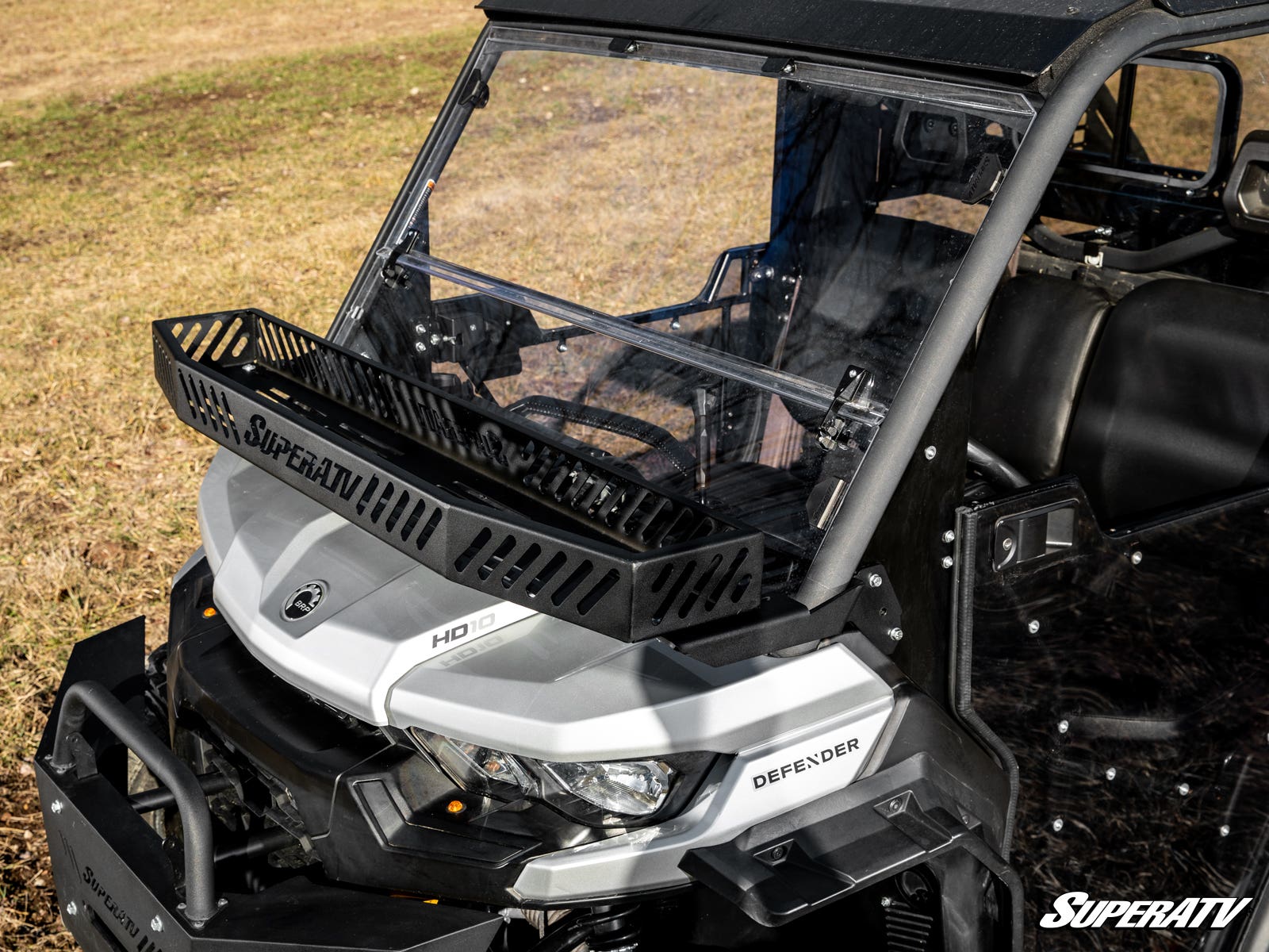 Photo of SuperATV Can-Am Defender Hood Rack Bravo by SuperATV - Premium Storage for UTVs / Side by Sides