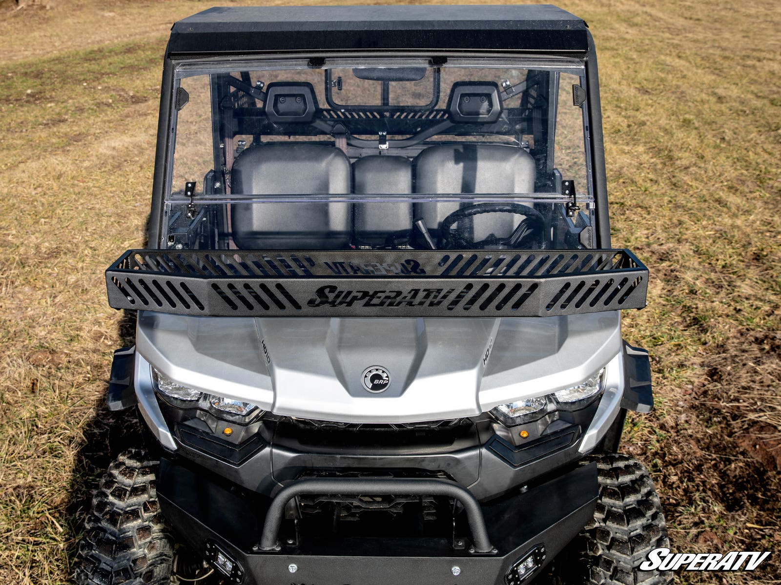 Photo of SuperATV Can-Am Defender Hood Rack Bravo by SuperATV - Premium Storage for UTVs / Side by Sides