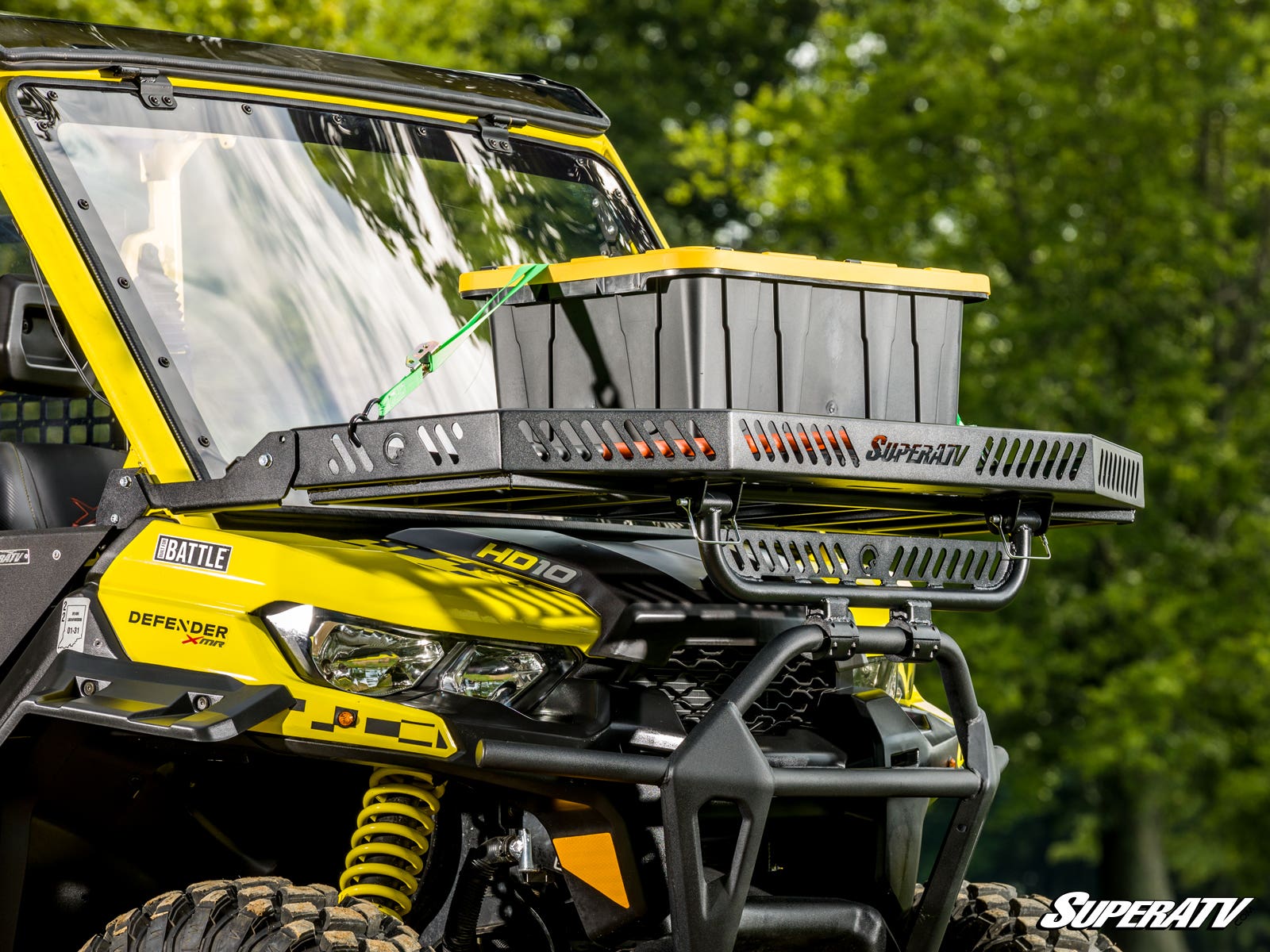 Photo of SuperATV Can-Am Defender Hood Rack Charlie by SuperATV - Premium Mounts for UTVs / Side by Sides