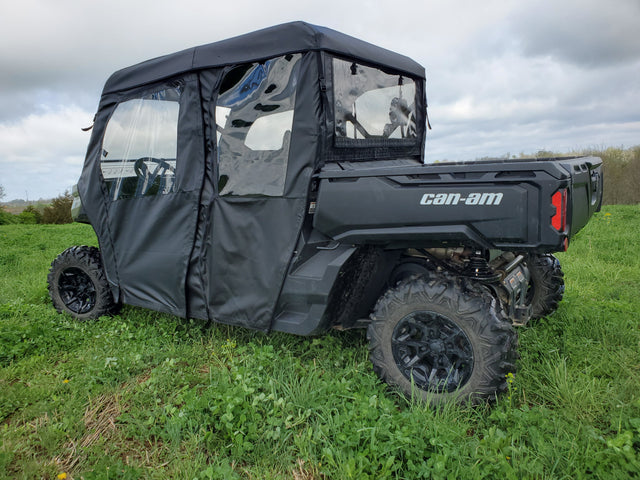 Photo of Can-Am Defender Max 4 - Door/Rear Window Combo (Full Doors) by 3 Star UTV - Premium Enclosures for UTVs / Side by Sides