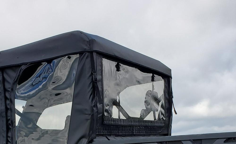 Photo of Can-Am Defender Max 4 - Door/Rear Window Combo (Half Doors) by 3 Star UTV - Premium Enclosures for UTVs / Side by Sides