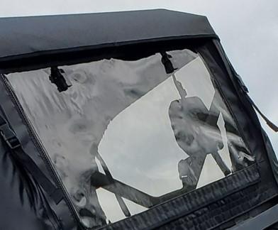 Photo of Can-Am Defender Max 4 - Middle/Back Soft Panel by 3 Star UTV - Premium Enclosures for UTVs / Side by Sides
