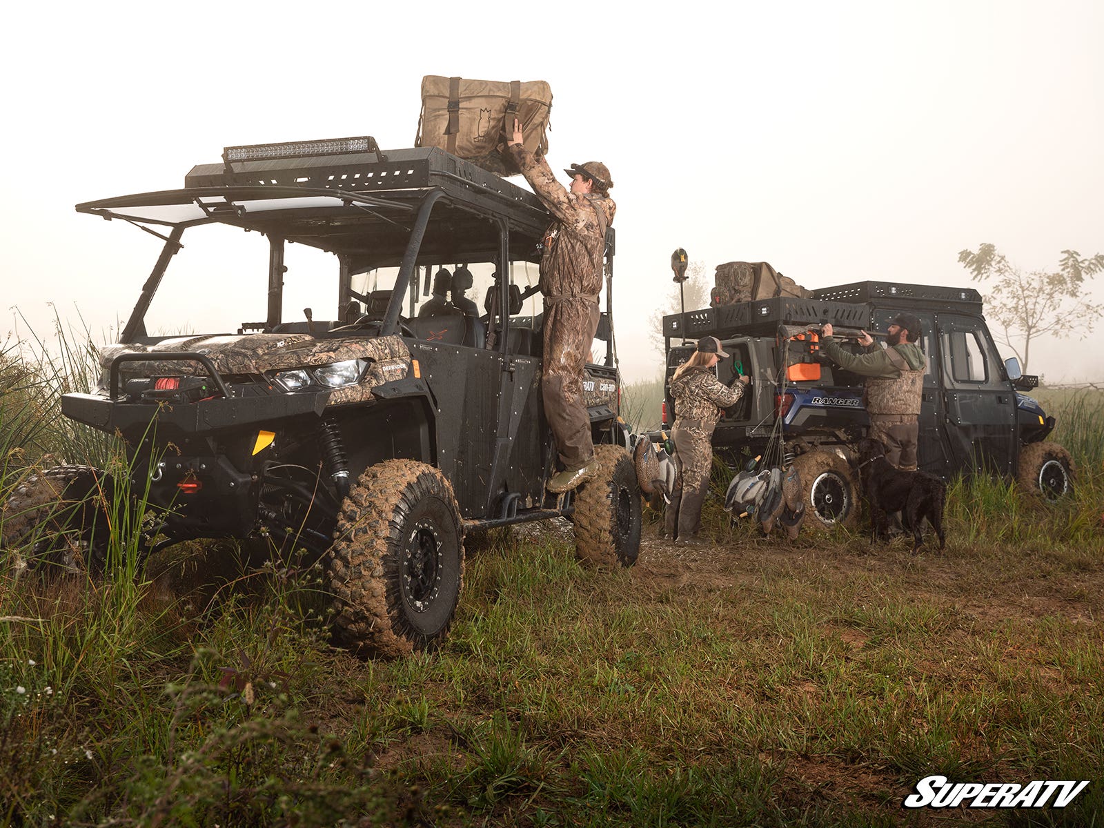 Photo of SuperATV Polaris Ranger XP 900 Crew Outfitter Roof Rack by SuperATV - Premium Storage for UTVs / Side by Sides
