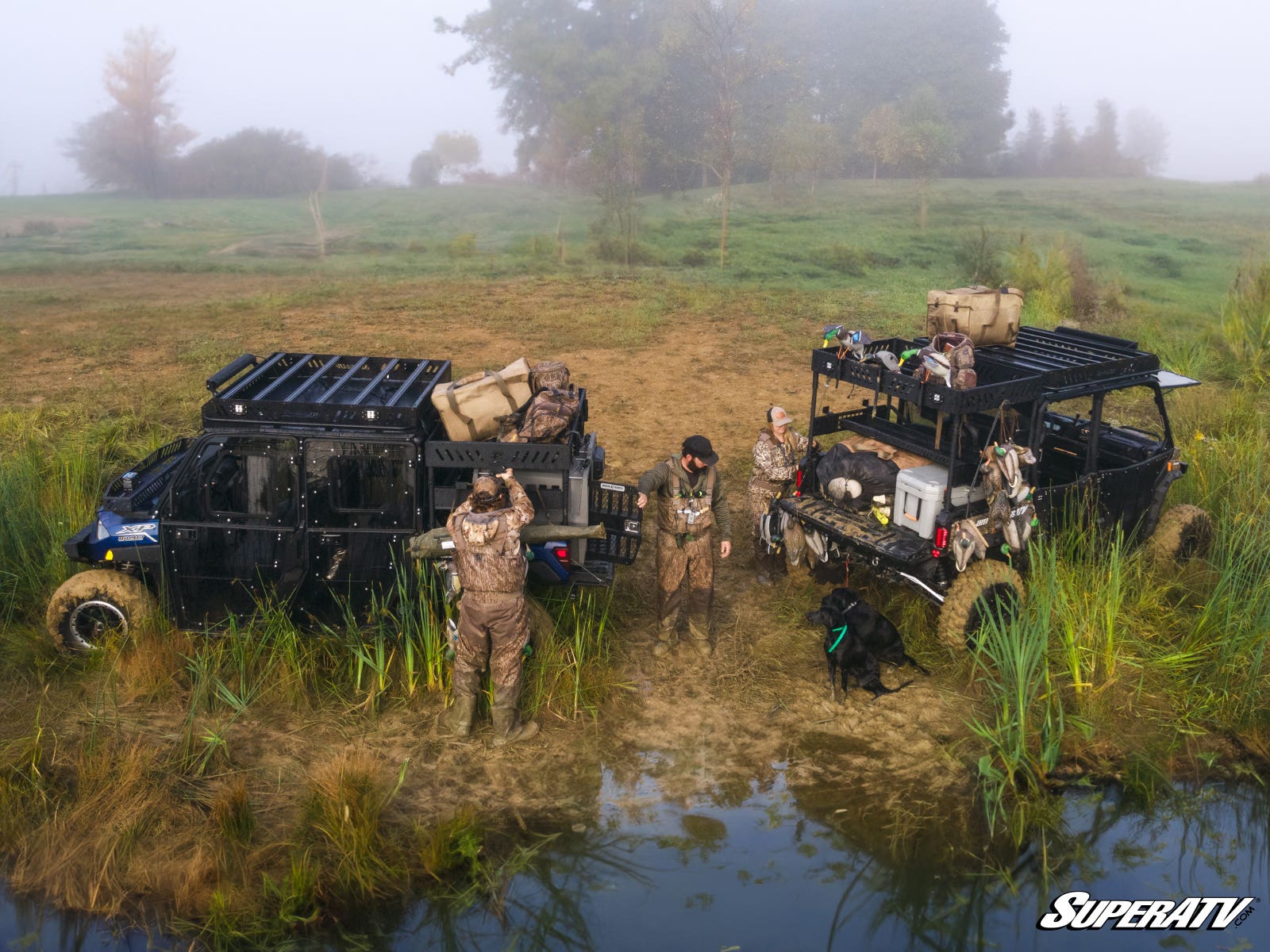 Photo of SuperATV Polaris Ranger XP 570 Crew Outfitter Roof Rack by SuperATV - Premium Storage for UTVs / Side by Sides